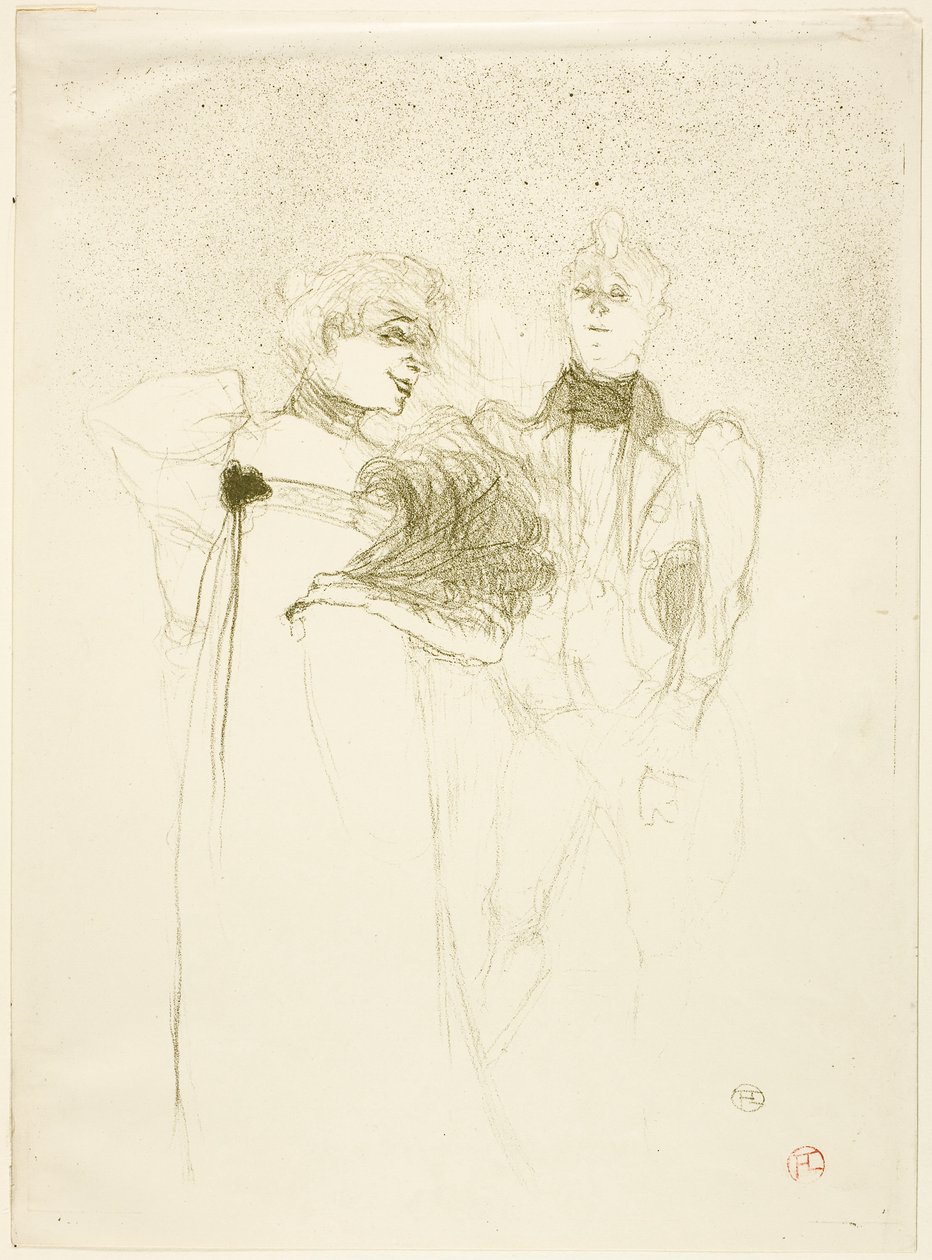 Mademoiselle Lender, i Madam Satan af Henri de Toulouse-Lautrec
