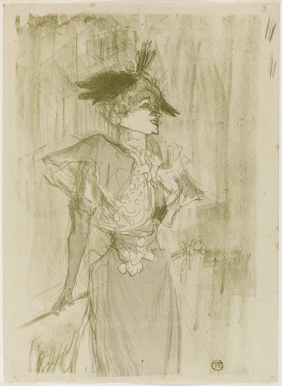 Mademoiselle Marcelle Lender, Stående af Henri de Toulouse-Lautrec
