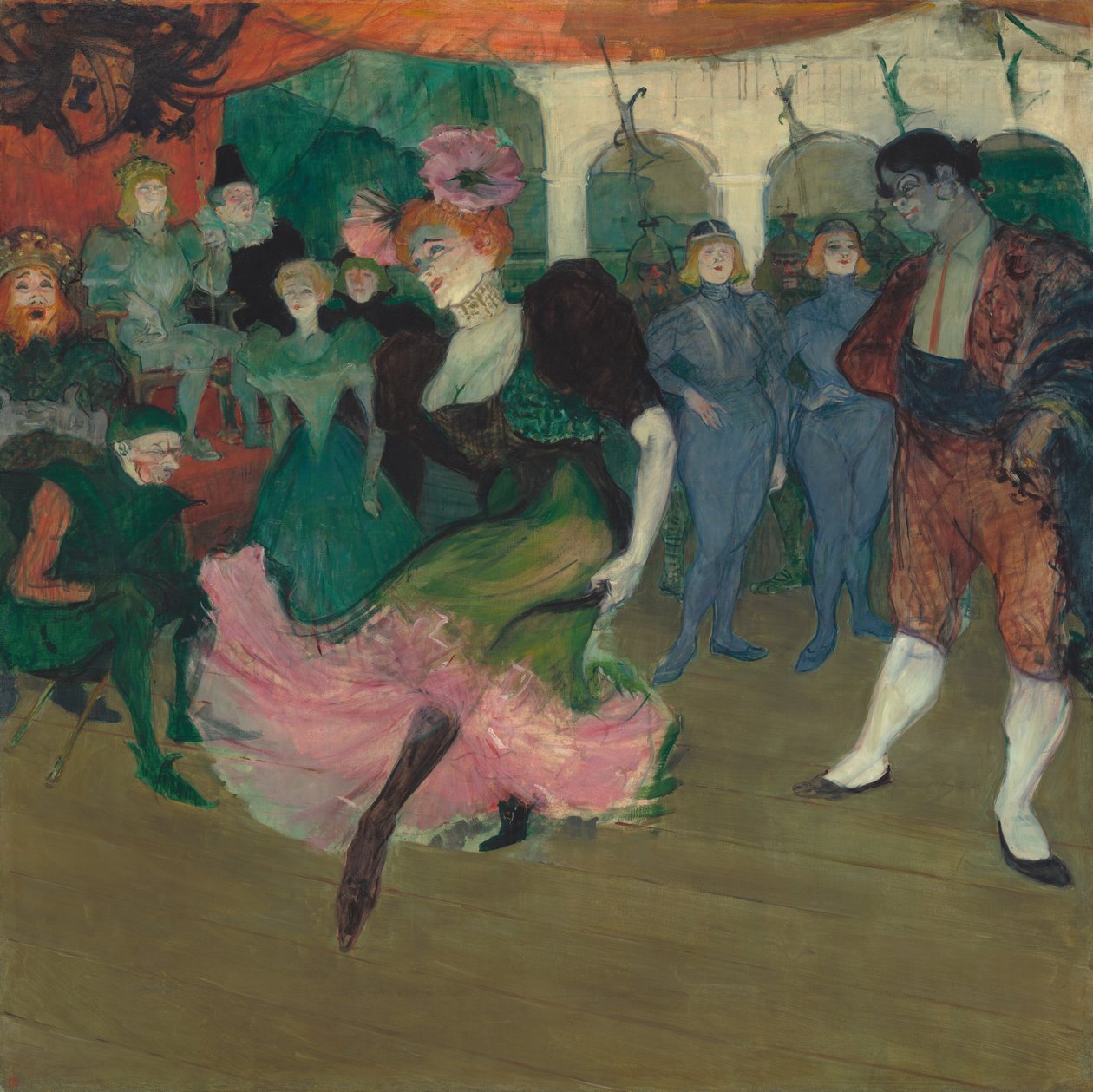 Marcelle Lender danser boleroen i "Chilpéric" af Henri de Toulouse-Lautrec