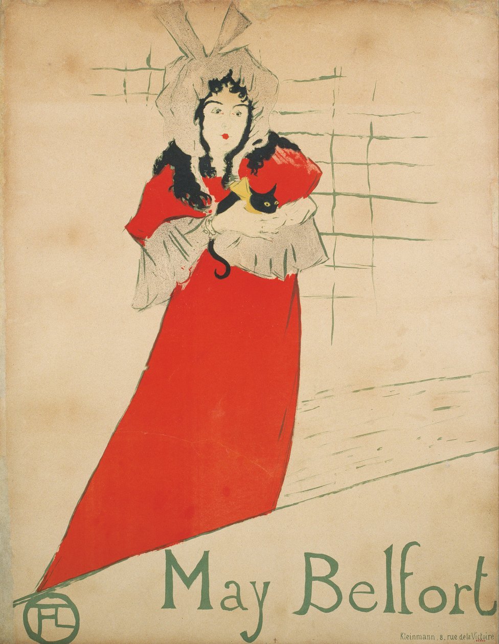 May Belfort af Henri de Toulouse-Lautrec