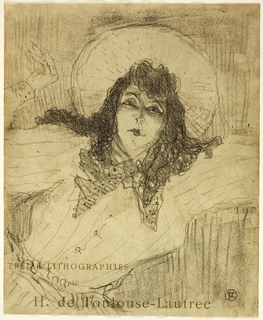 May Belfort, fra Treize Lithographies af Henri de Toulouse-Lautrec