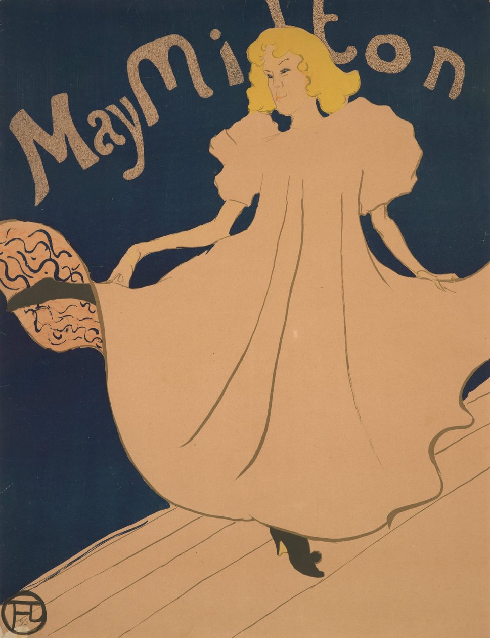 May Milton af Henri de Toulouse-Lautrec