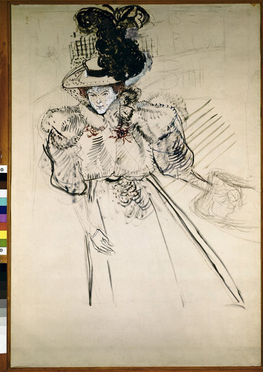 Misia Natanson af Henri de Toulouse Lautrec