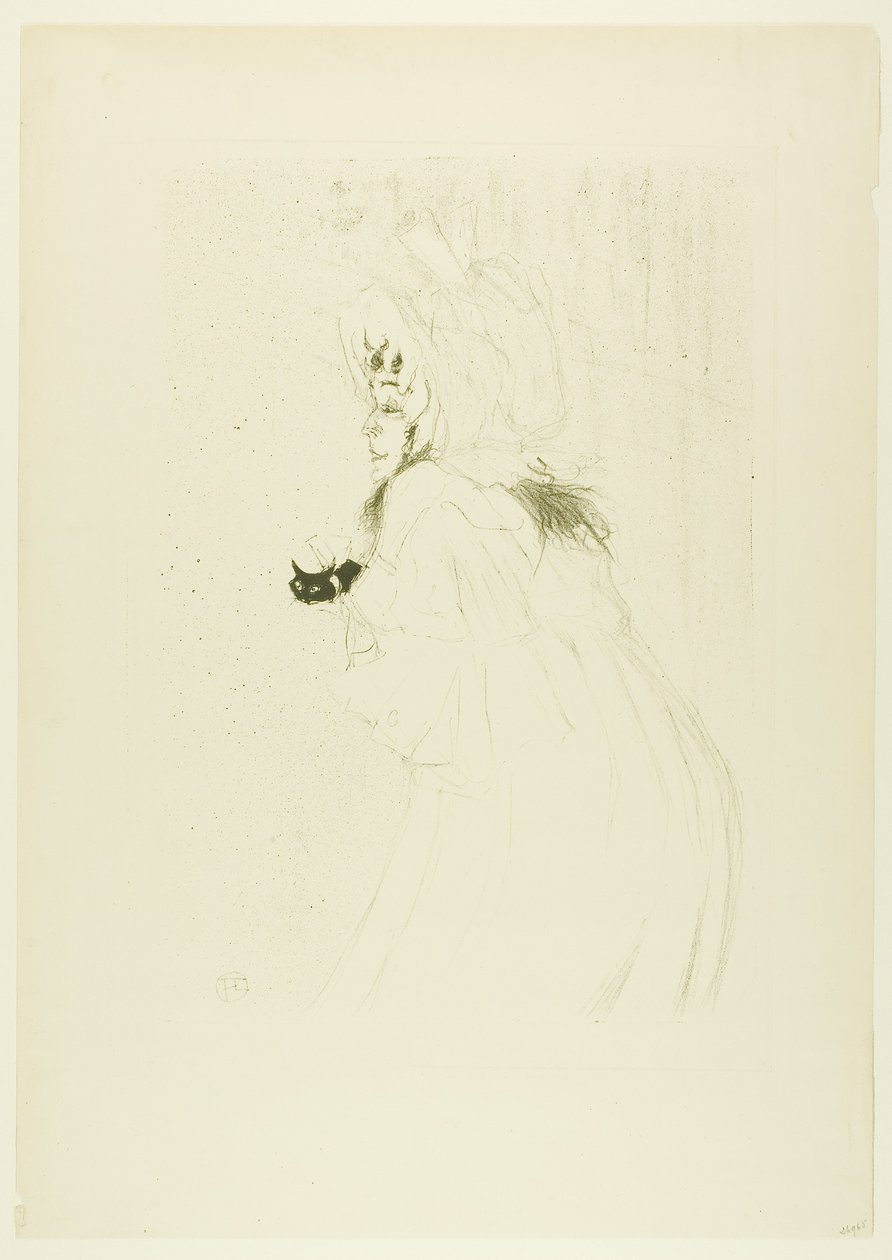 Miss May Belfort tager en bue af Henri de Toulouse-Lautrec