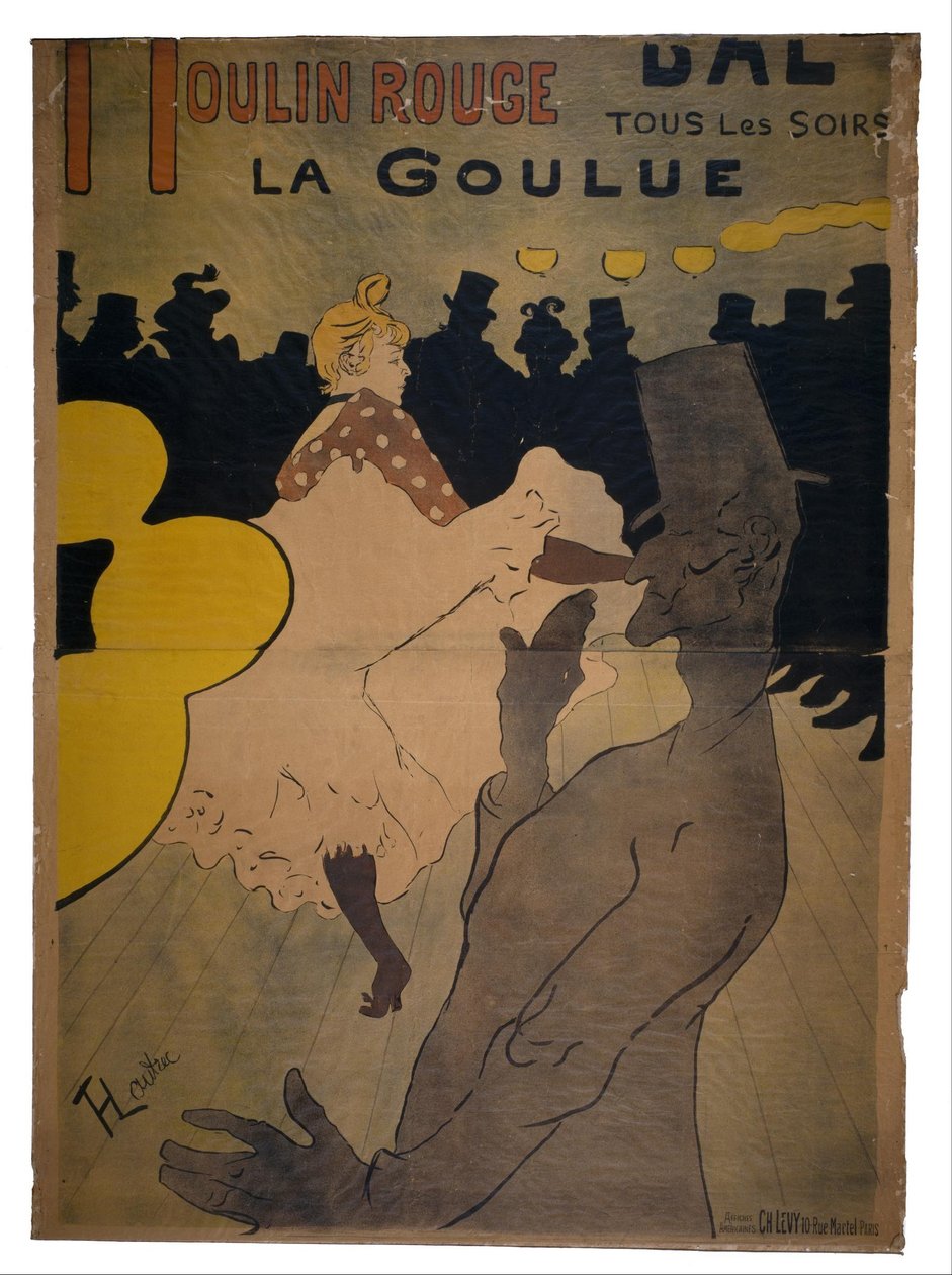 Moulin Rouge, 1891 af Henri de Toulouse-Lautrec
