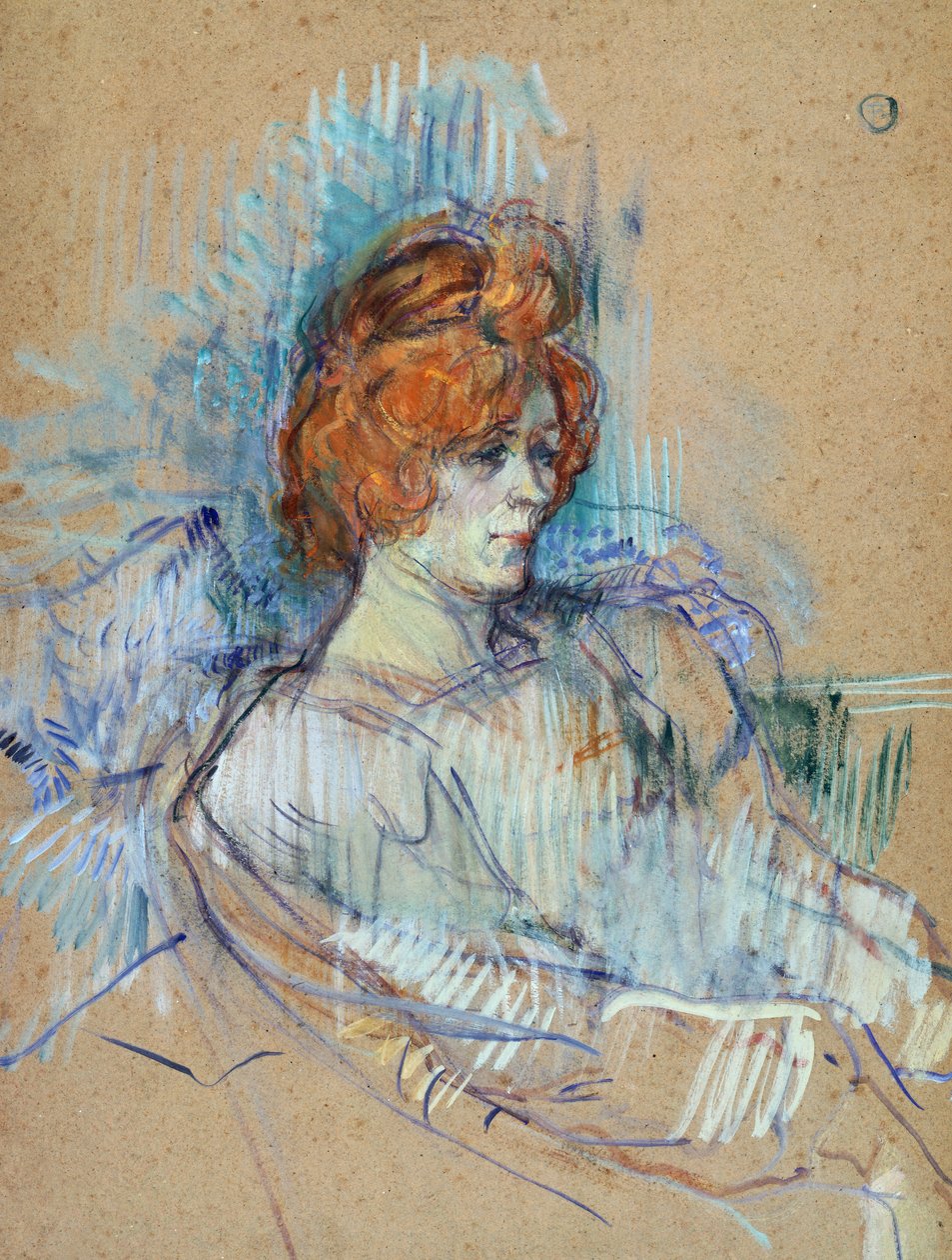 På scenen af ​​Henri de Toulouse-Lautrec (1864-1901) af Henri de Toulouse Lautrec