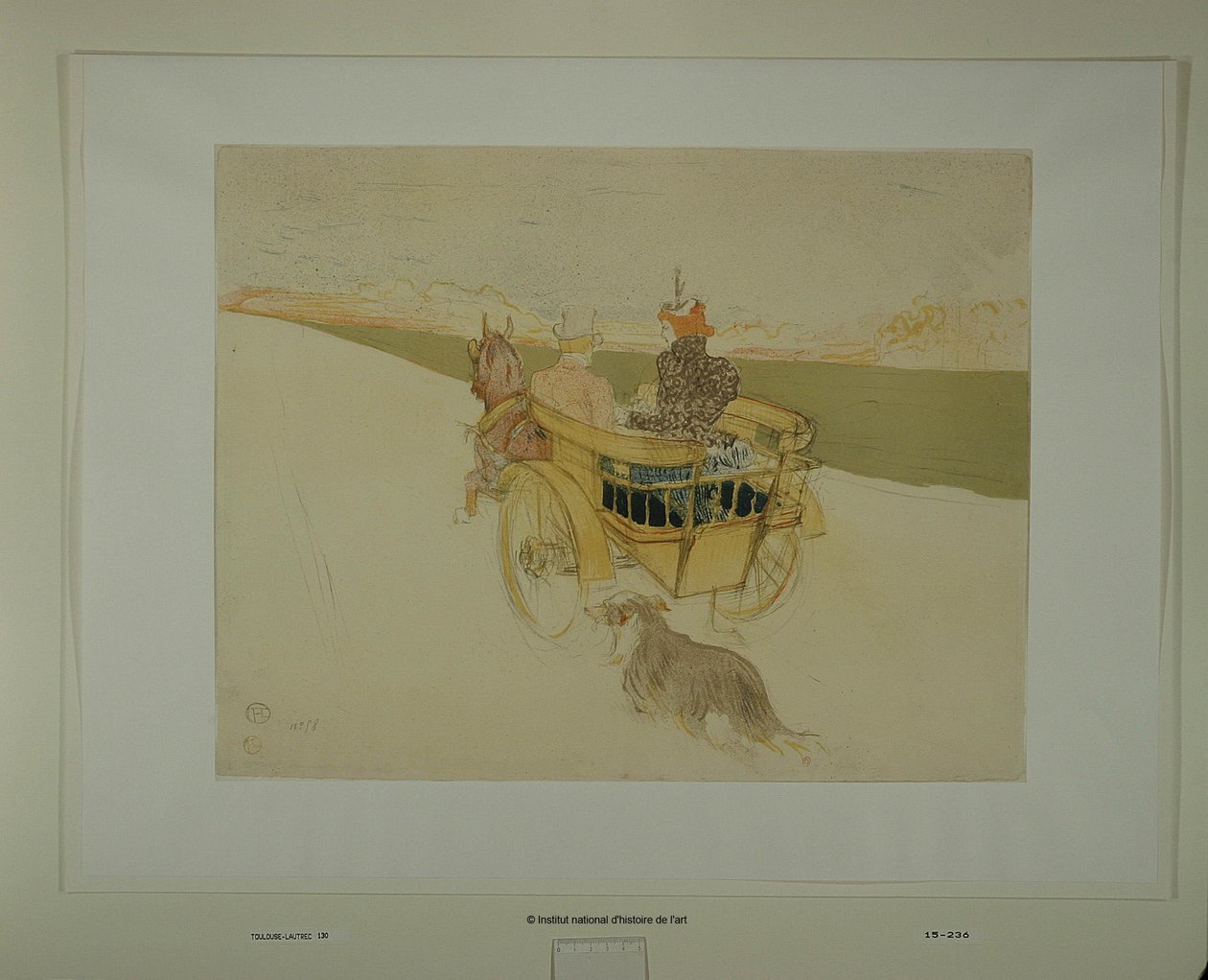Udflugt på landet af Henri de Toulouse-Lautrec