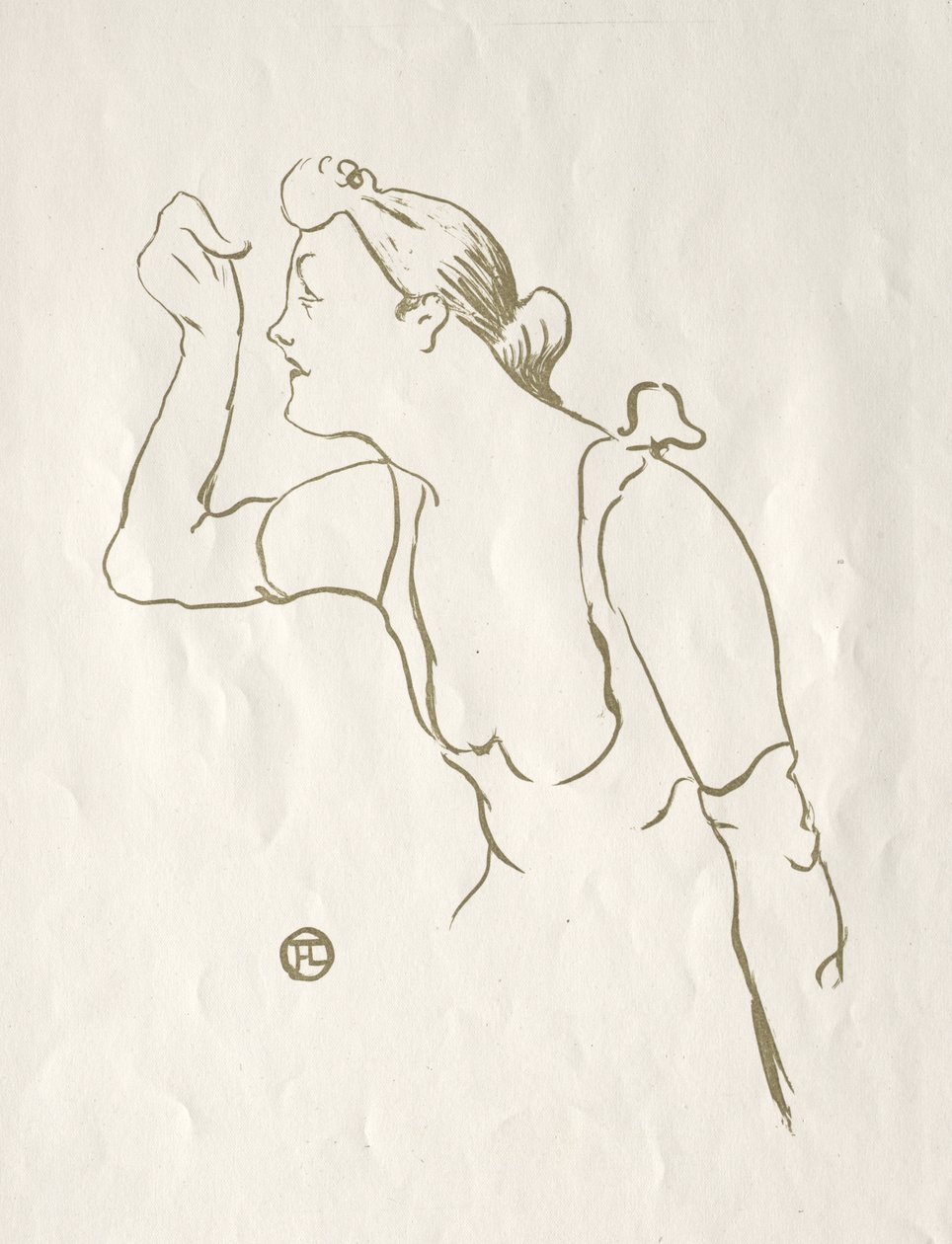 Paula Brebion af Henri de Toulouse-Lautrec