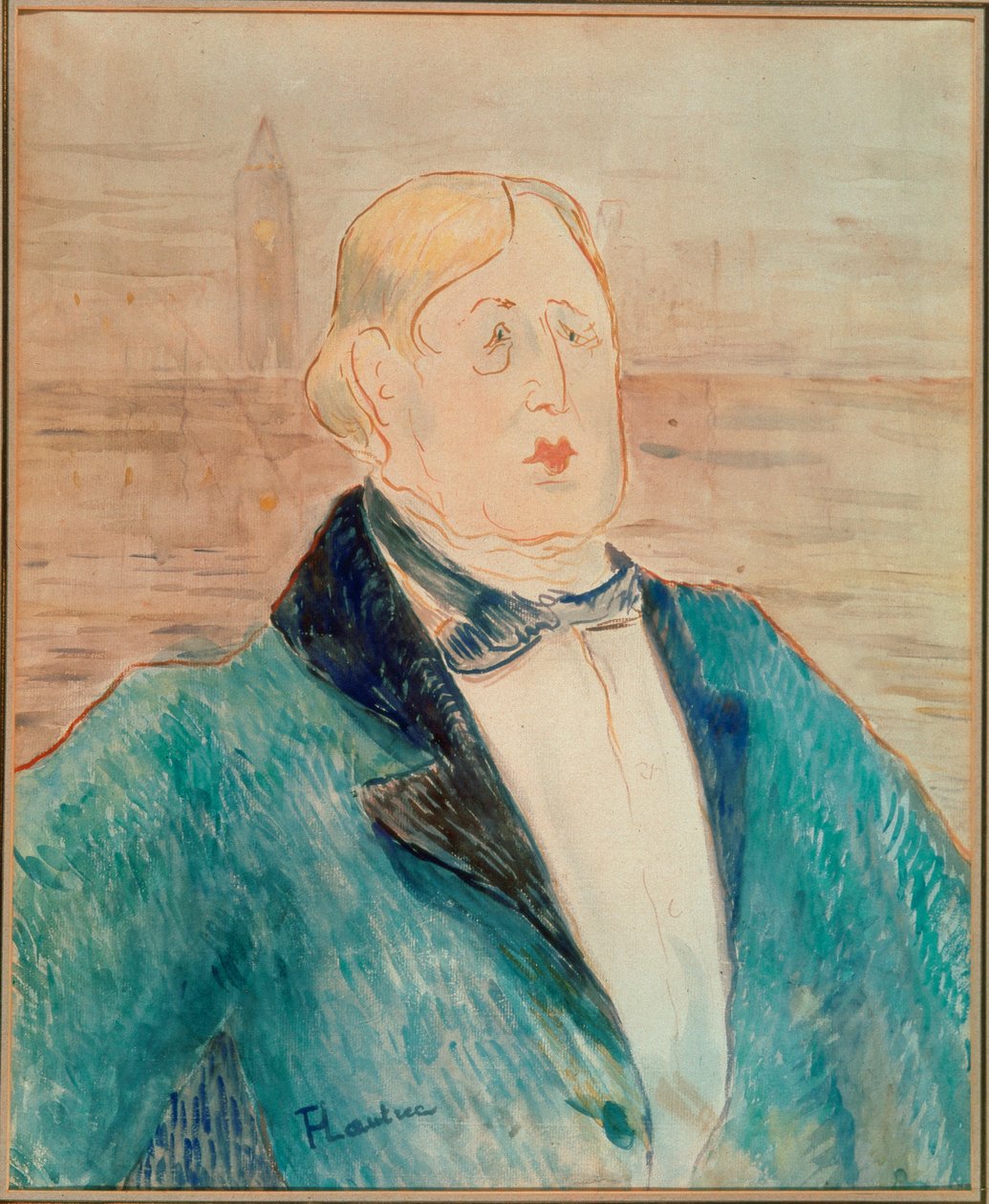 Digteren Oscar Wilde af Henri de Toulouse-Lautrec