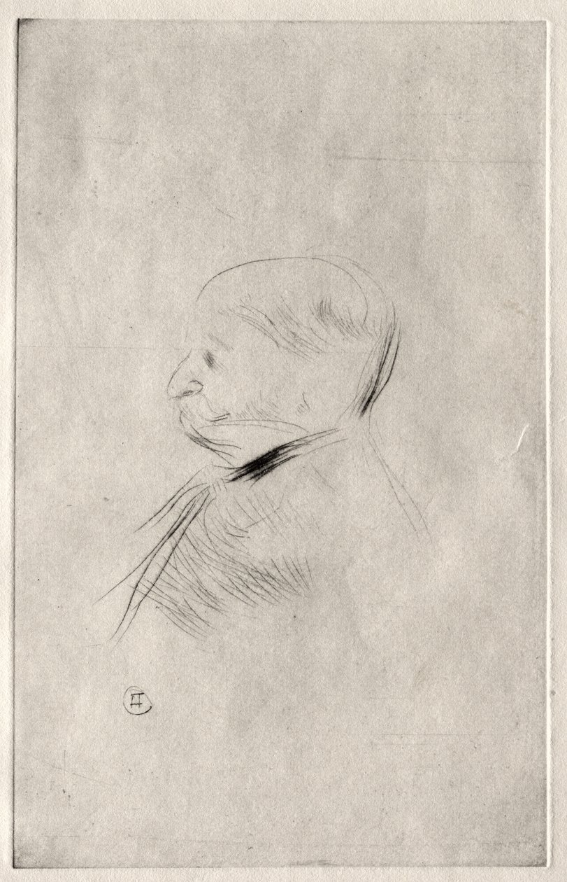 Portræt af M.X. af Henri de Toulouse-Lautrec
