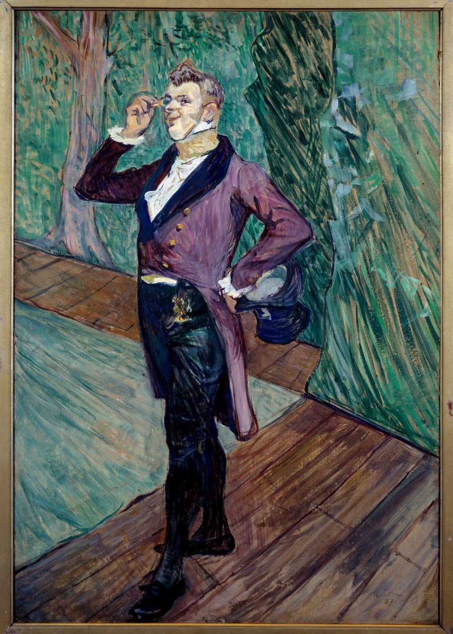 Portræt af Henry Samary (1865-1902) fra Comedie francaise af Henri de Toulouse Lautrec