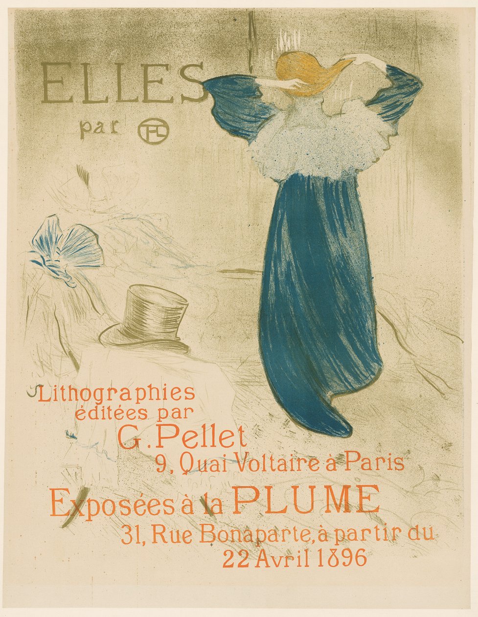 Plakat for Elles af Henri de Toulouse-Lautrec
