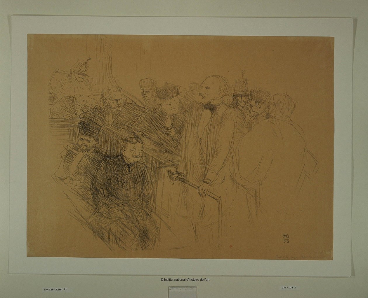 Prozess Dupas-Arton: Ribot sagt aus af Henri de Toulouse-Lautrec
