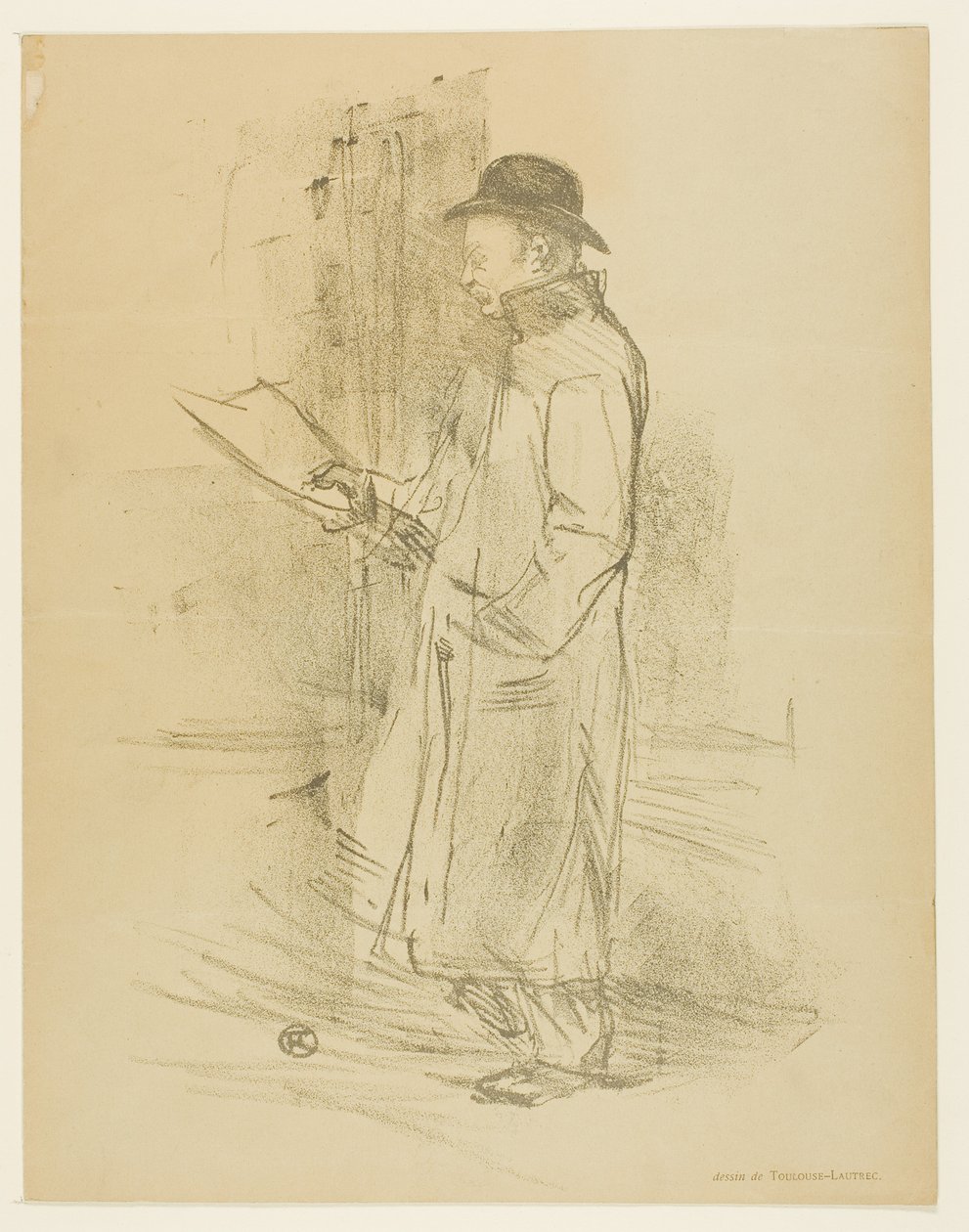Program for Gémier Benefit af Henri de Toulouse-Lautrec