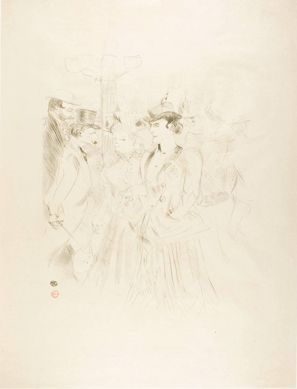 Promenade af Henri de Toulouse-Lautrec