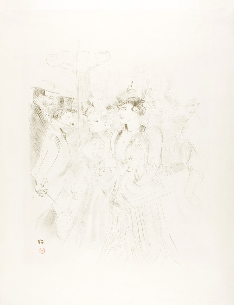 Promenade af Henri de Toulouse-Lautrec
