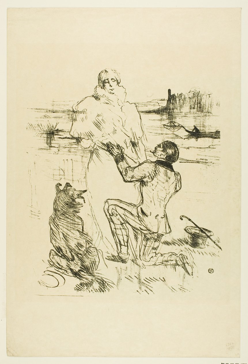 Forslag (første plade) af Henri de Toulouse-Lautrec