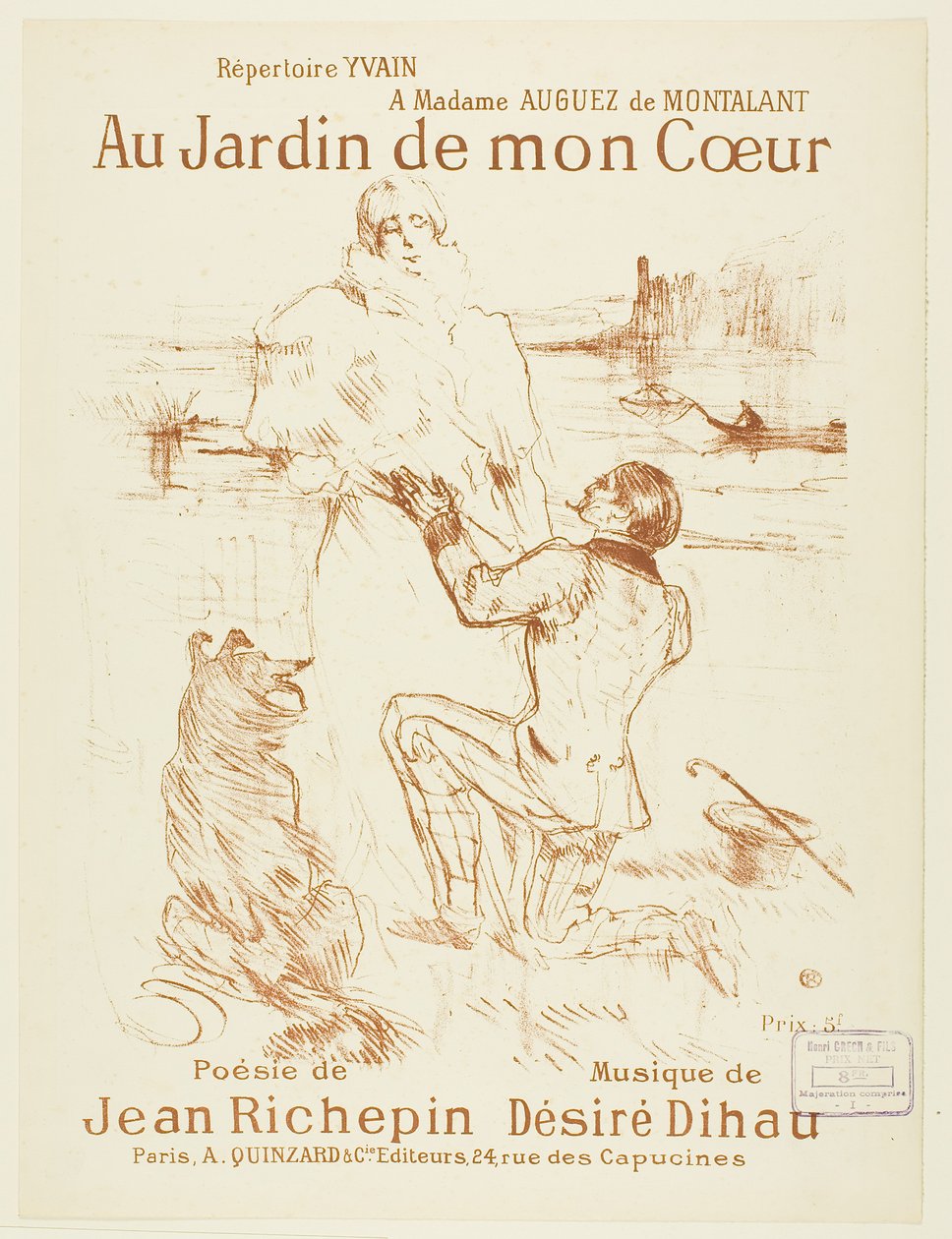 Forslag (første plade) af Henri de Toulouse-Lautrec