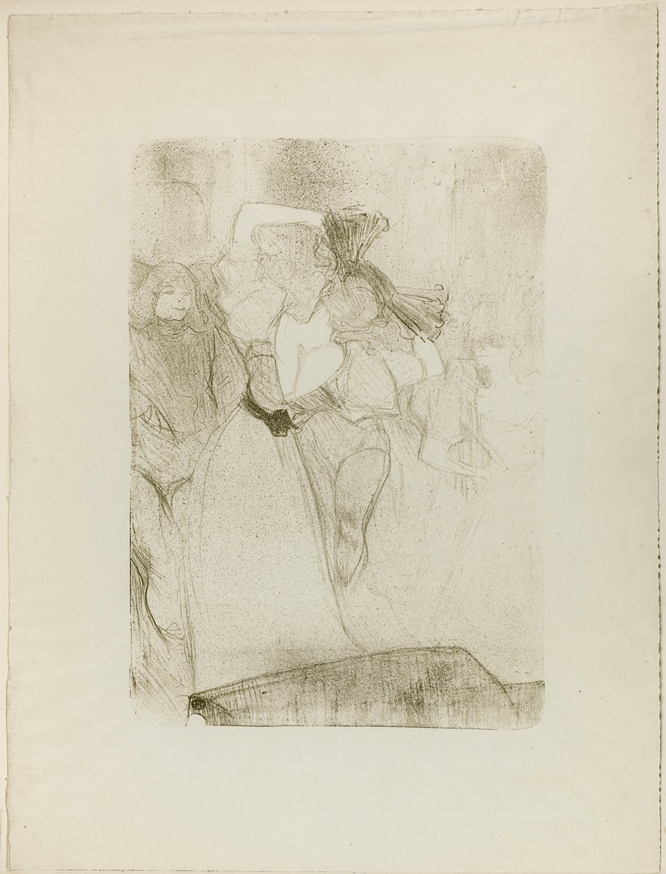 Set bagfra af Lender Dancing the Bolero i Chilpéric af Henri de Toulouse-Lautrec