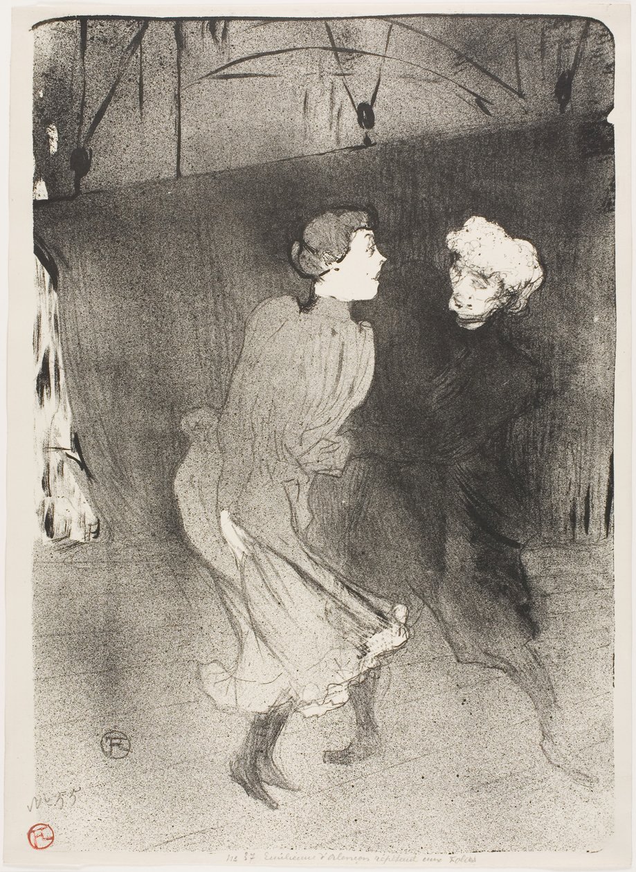 Prøver på Folies-Bergère, Emilenne D