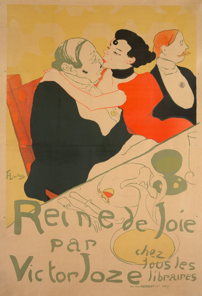 glædens dronning af Henri de Toulouse-Lautrec