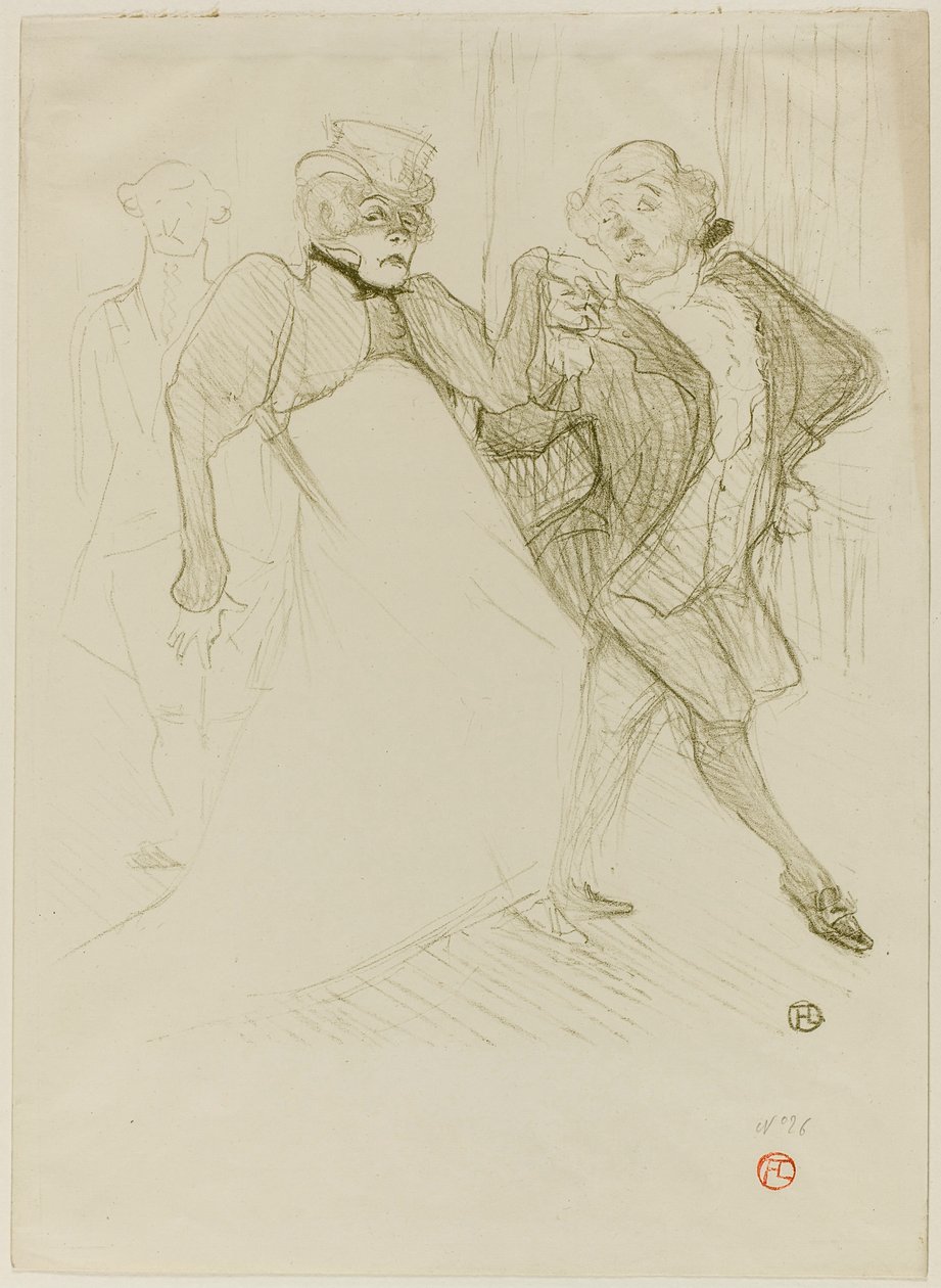 Réjane og Galipaux, i Madame Sans-Gêne af Henri de Toulouse-Lautrec