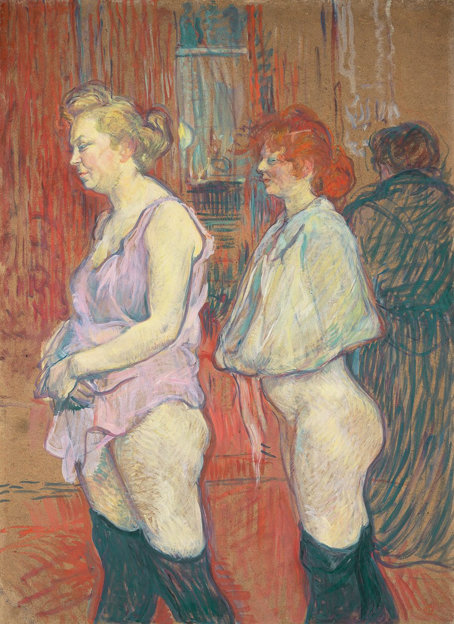 Rue des Moulins af Henri de Toulouse Lautrec