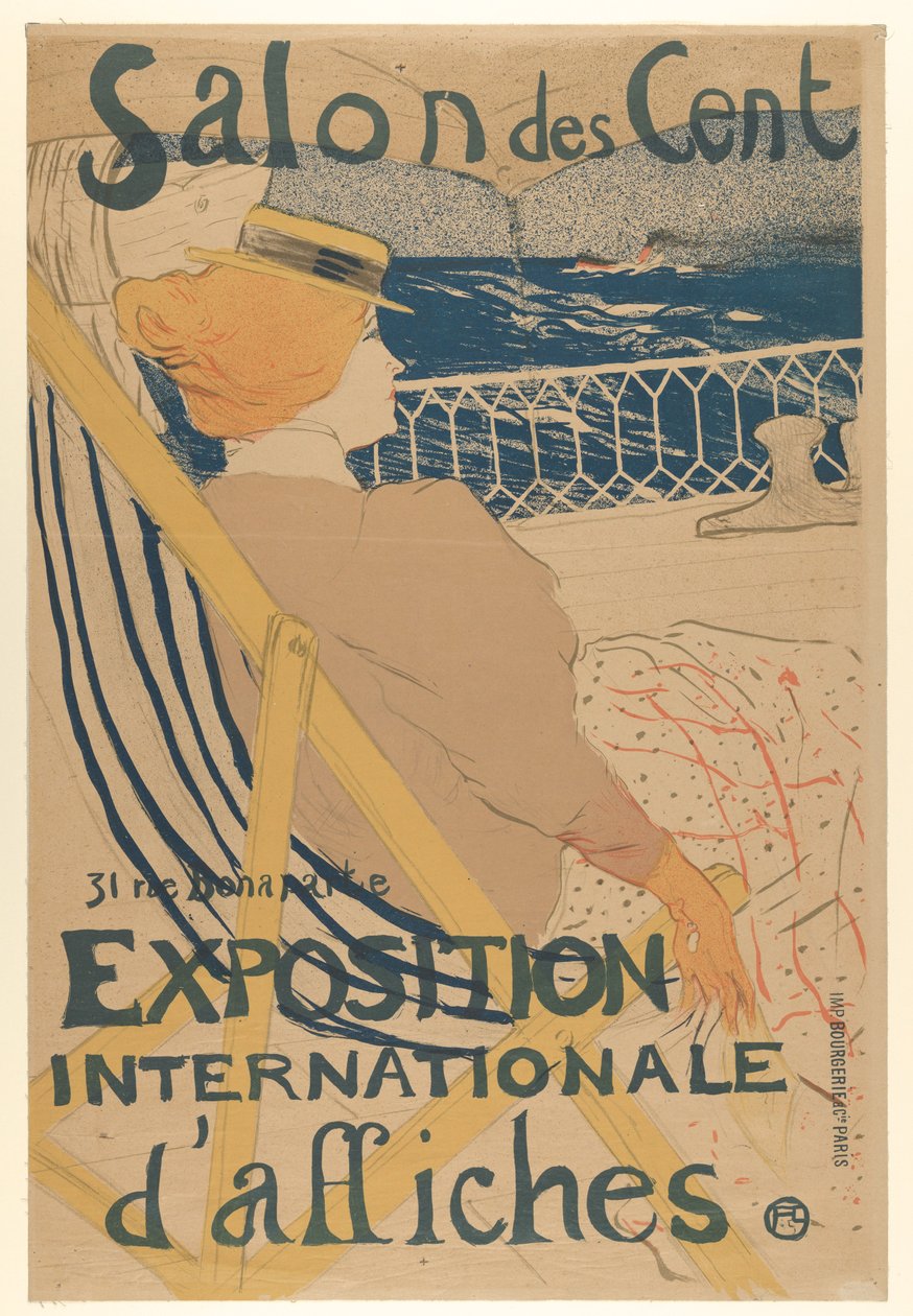 Salon des Cent:  International plakatudstilling af Henri de Toulouse-Lautrec