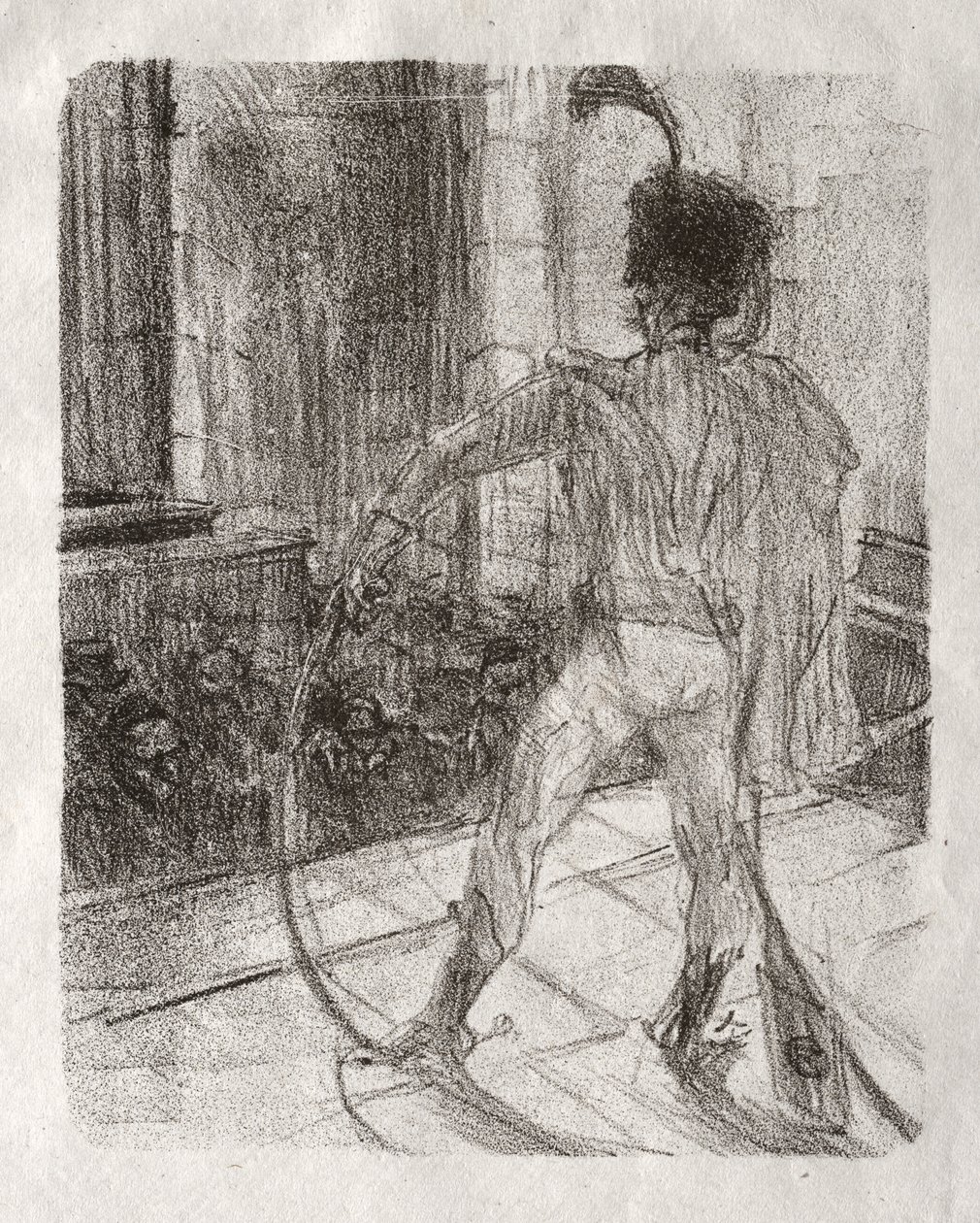 Ved foden af ​​Sinai: Schlomé Fuss ved synagogen af Henri de Toulouse-Lautrec