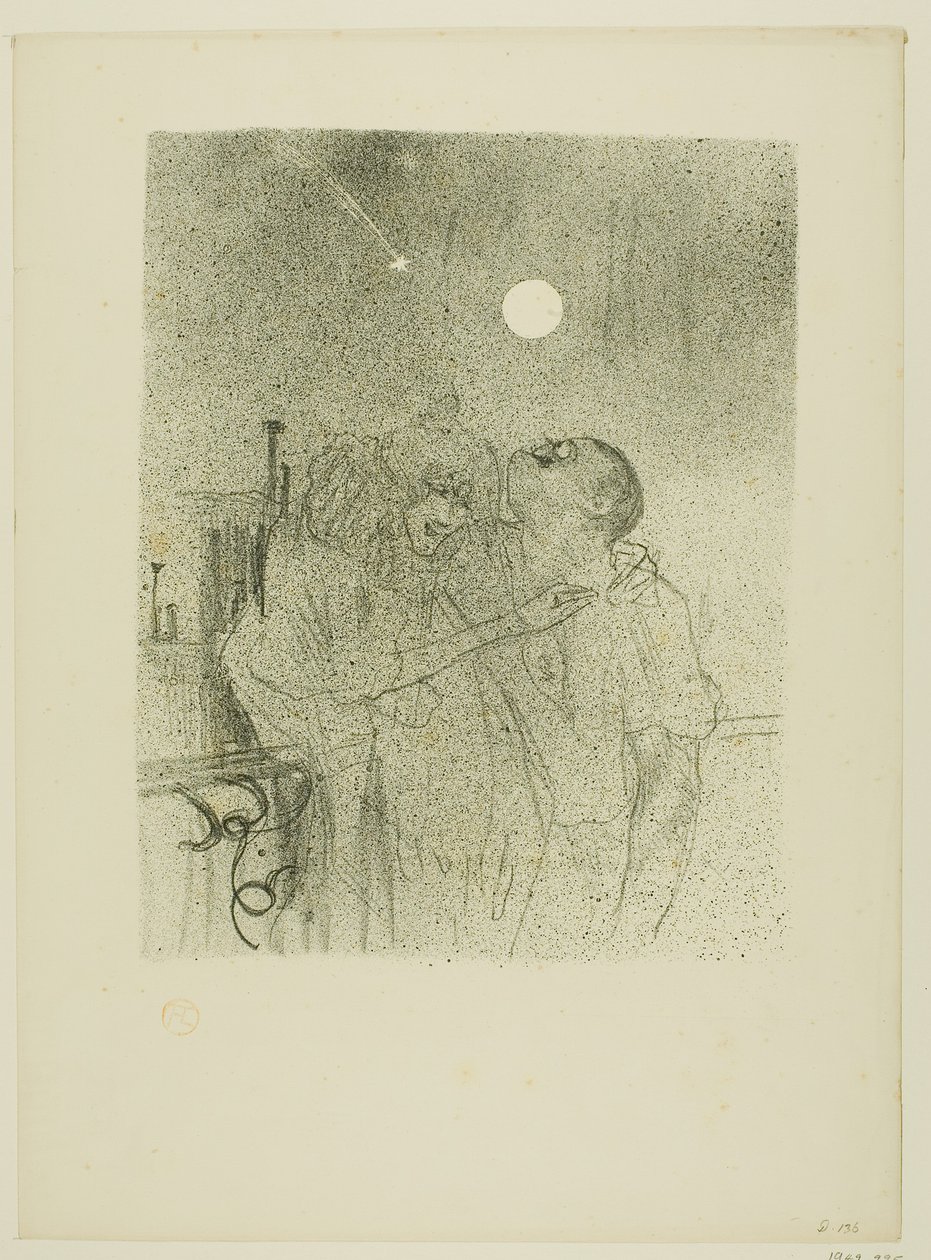 Shooting Stars, fra Melodier af Désiré Dihau af Henri de Toulouse-Lautrec
