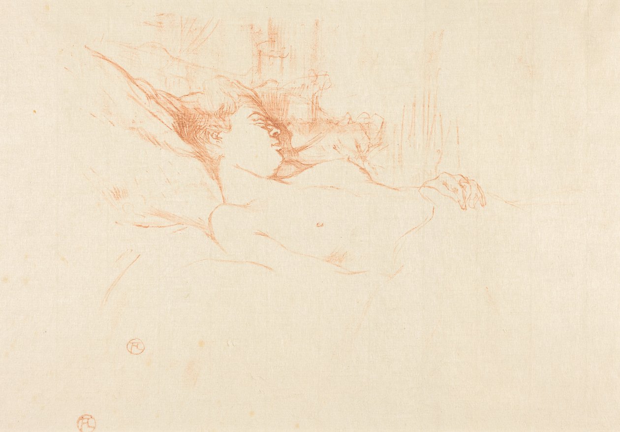 Sleep (Søvn) af Henri de Toulouse-Lautrec