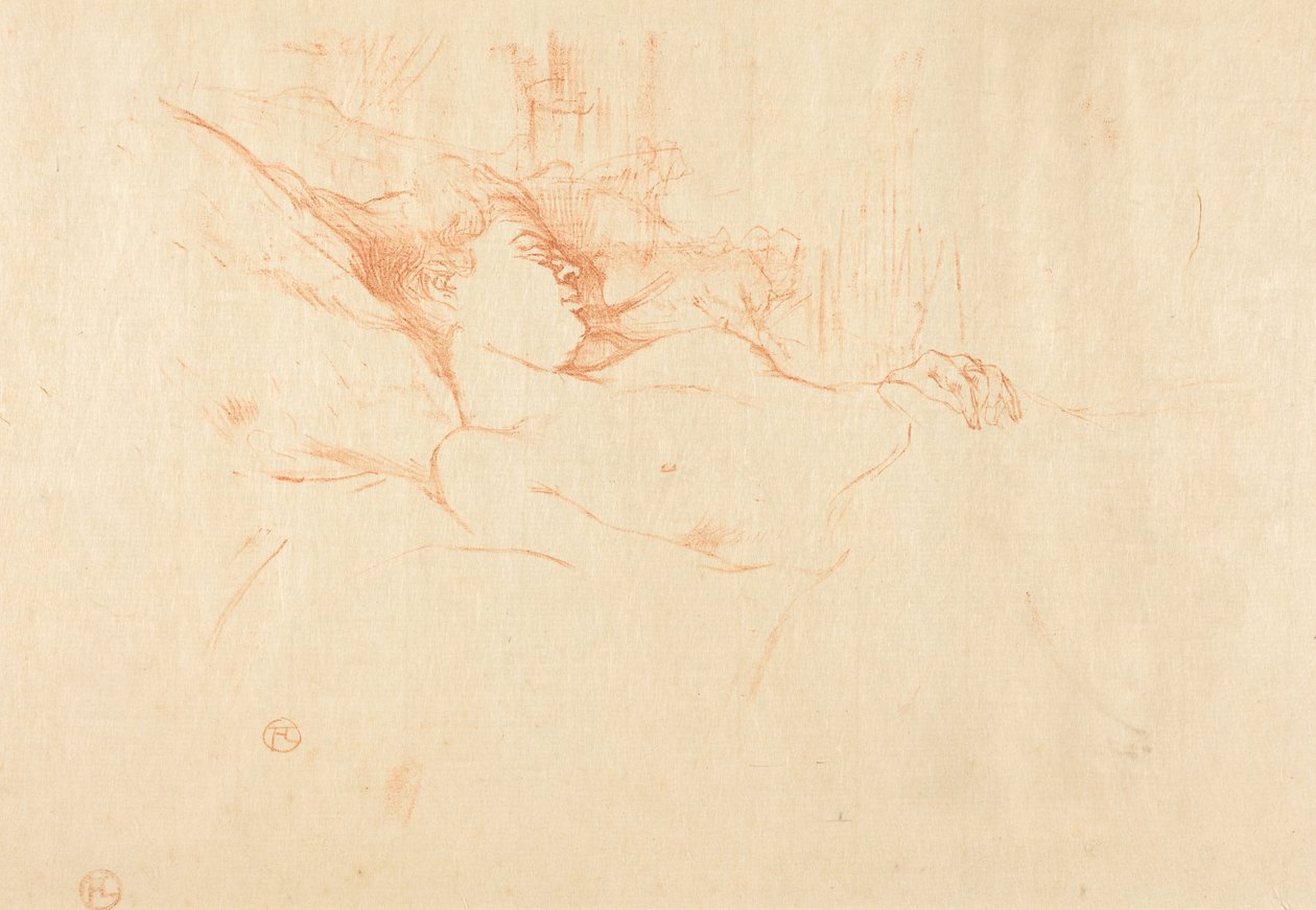 Søvn af Henri de Toulouse-Lautrec