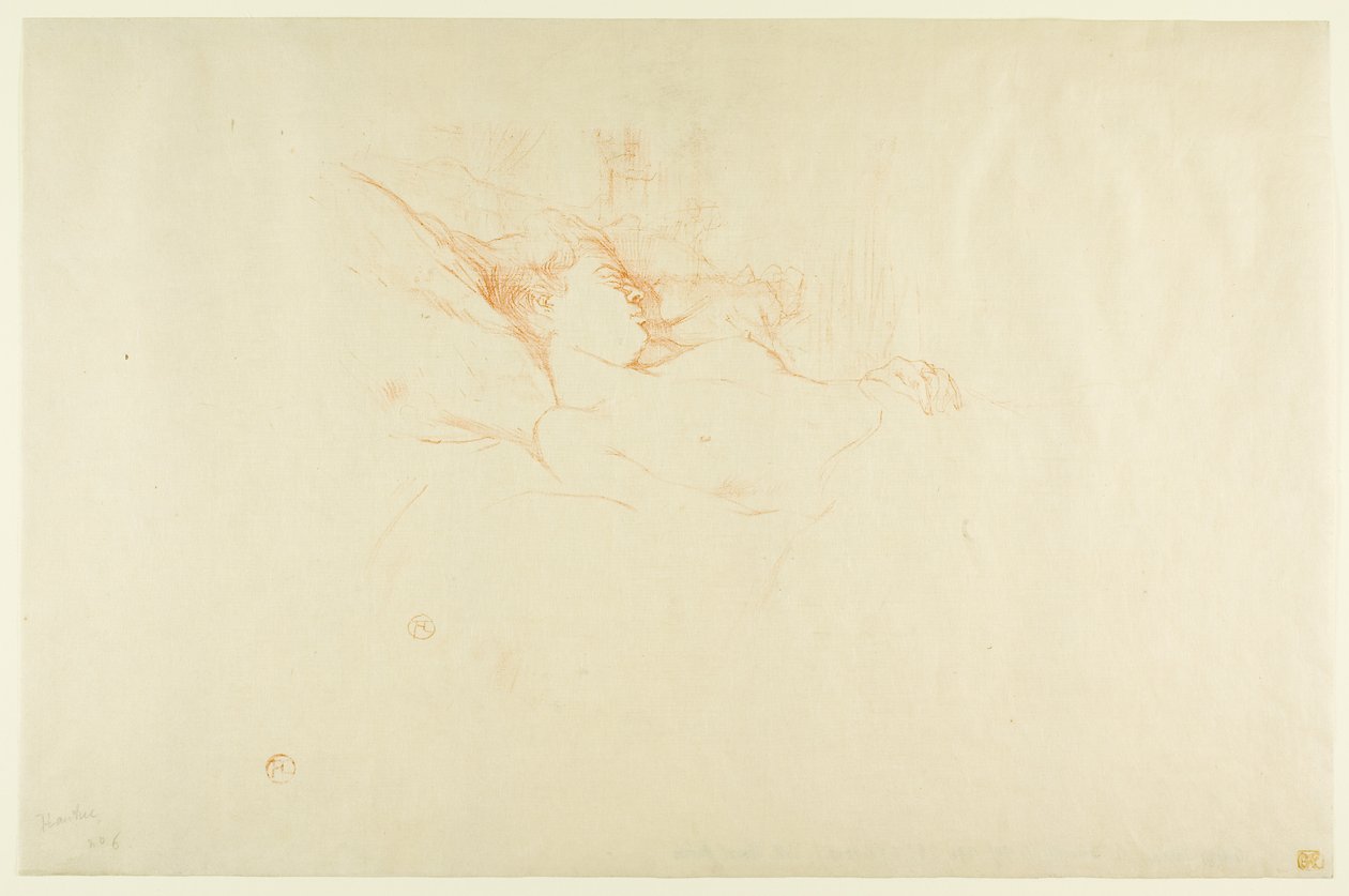 Søvn af Henri de Toulouse-Lautrec
