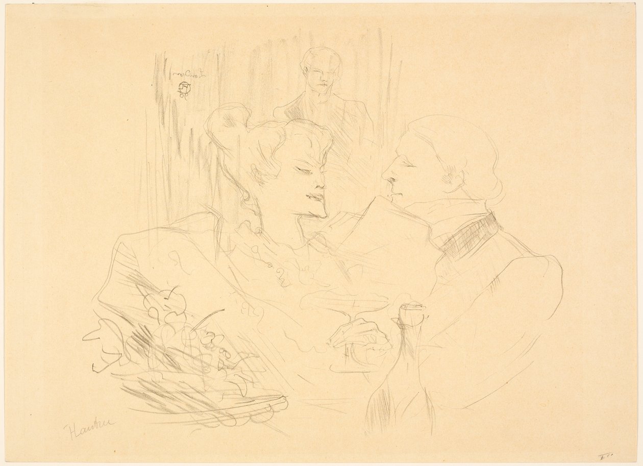 Aftensmad i London af Henri de Toulouse-Lautrec
