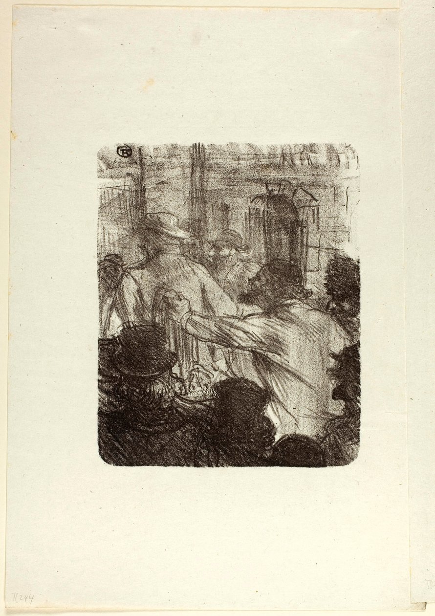 Tekstilmarked, Krakow, fra Au Pied du Sinaï af Henri de Toulouse-Lautrec