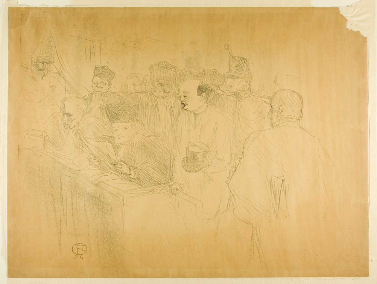 The Arton Trial (tredje plade) af Henri de Toulouse-Lautrec