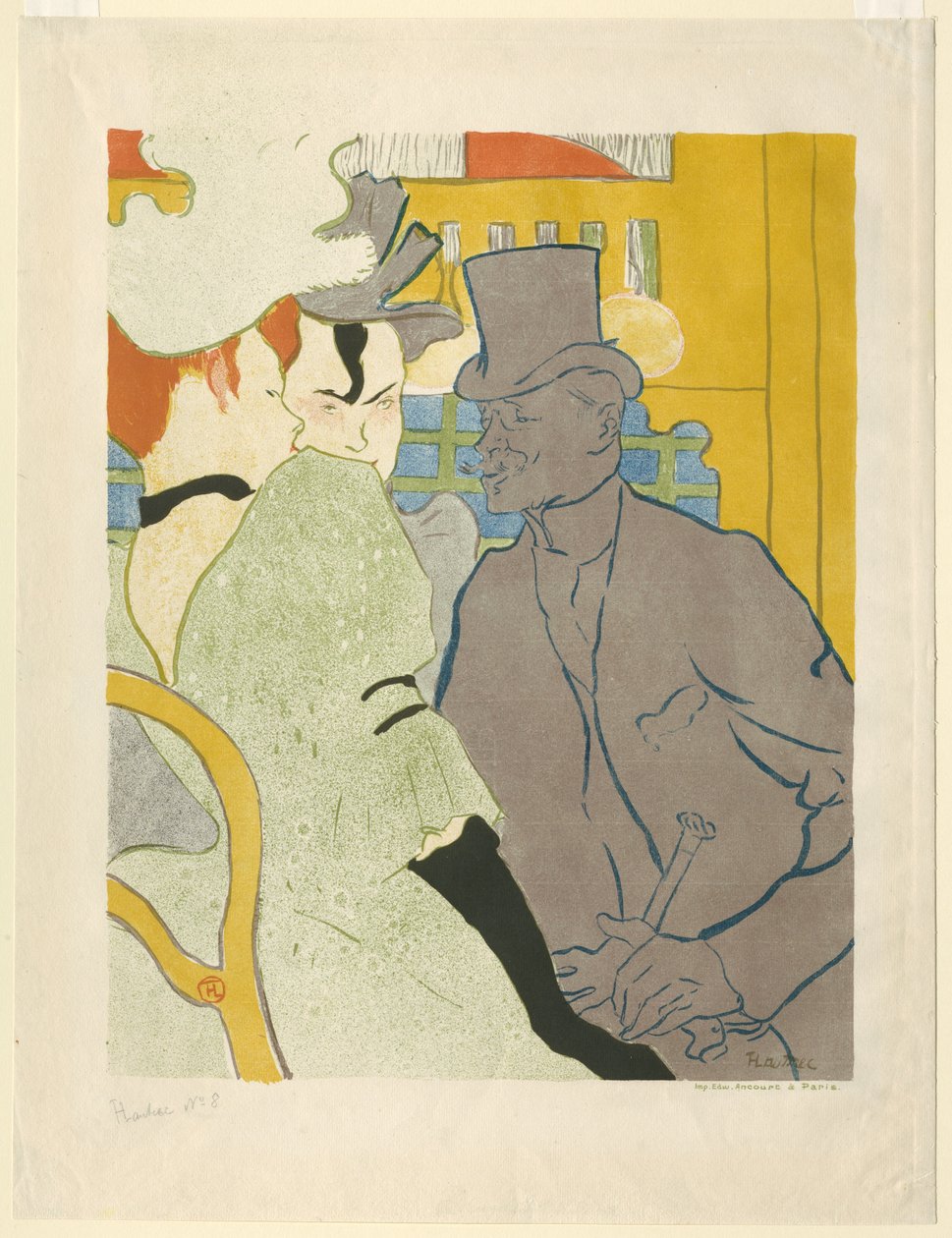 Englænderen på Moulin Rouge af Henri de Toulouse-Lautrec