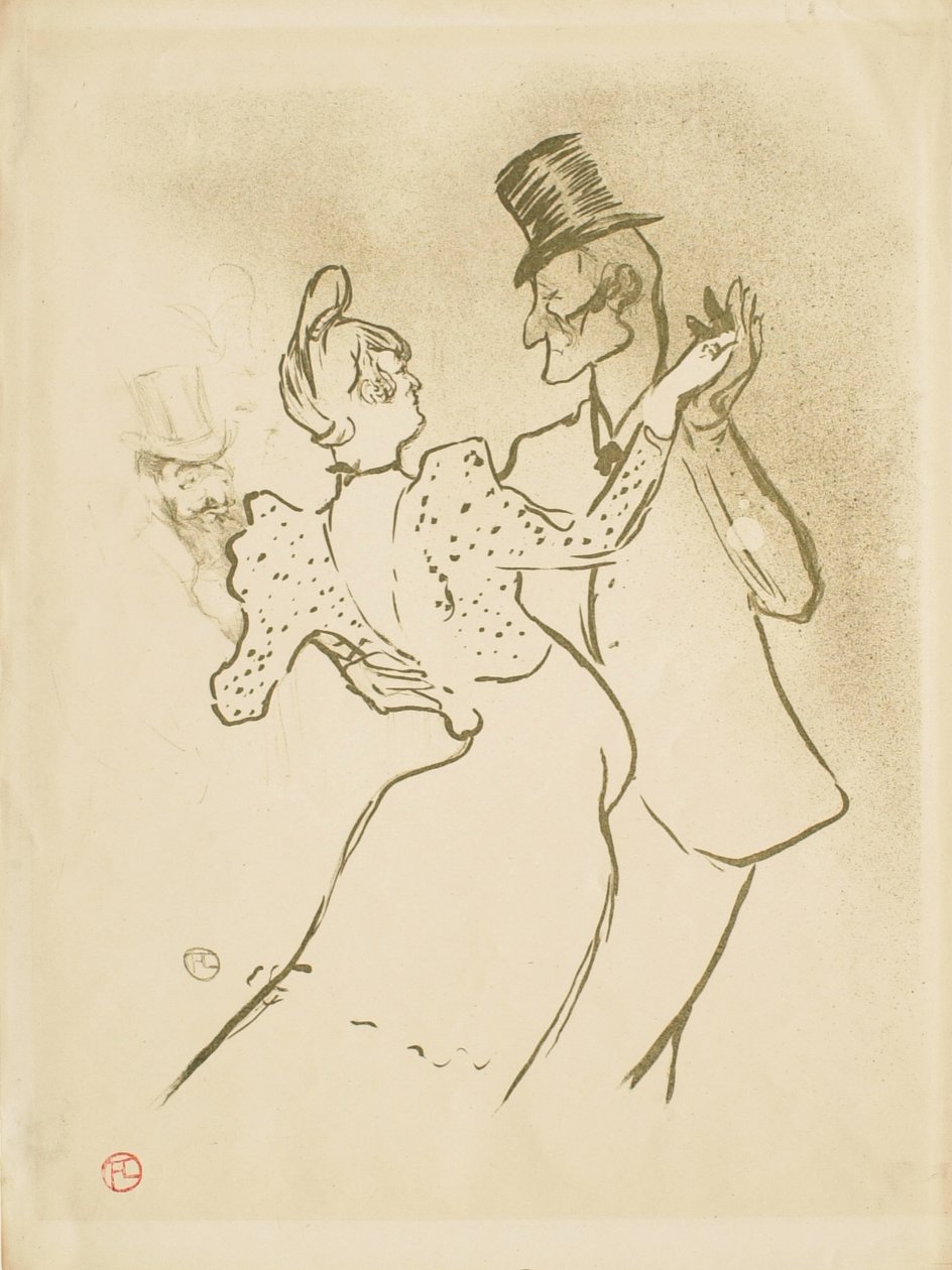 Frådseren (La Goulue) af Henri de Toulouse-Lautrec