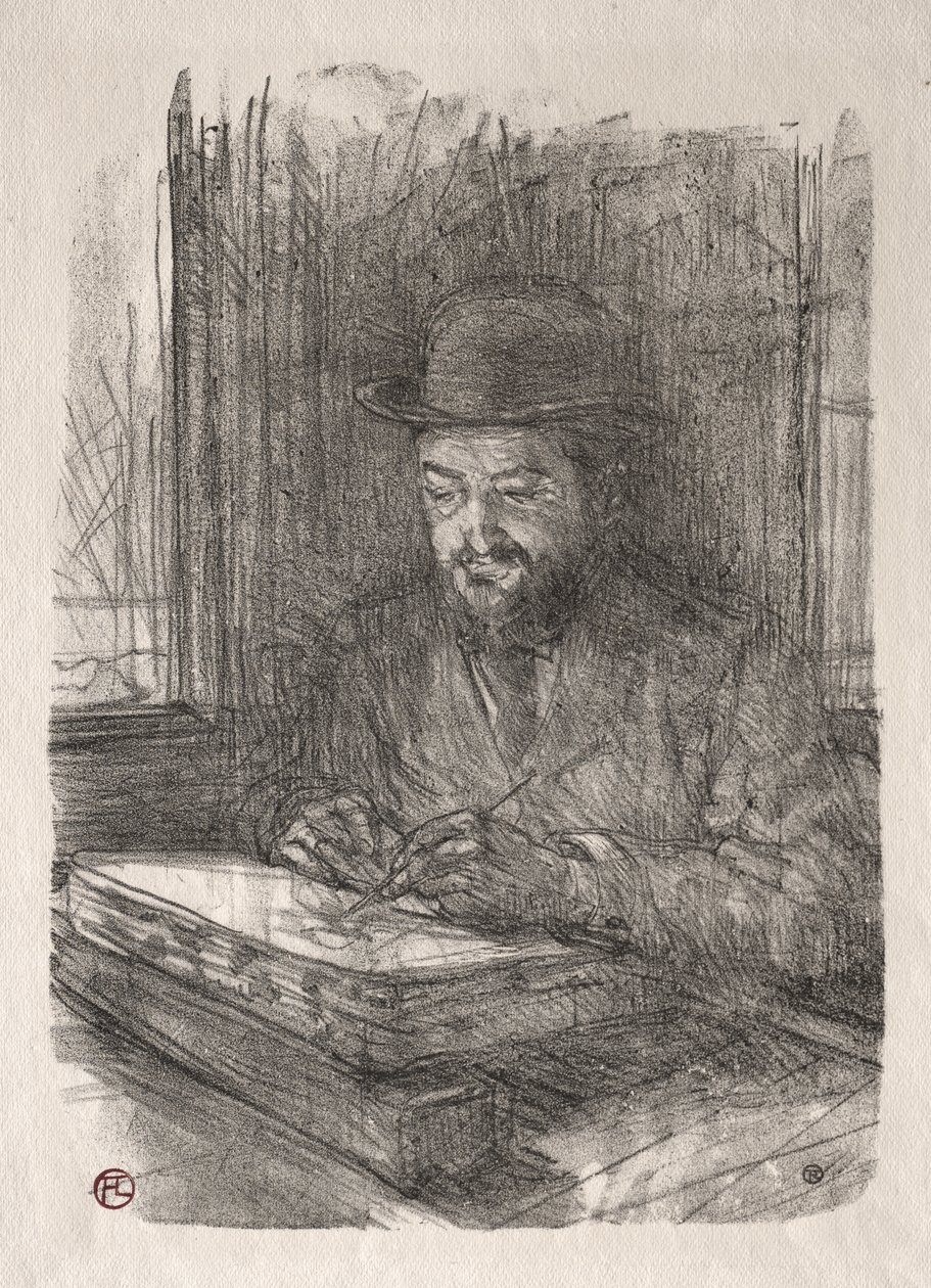 Den gode Litograf af Henri de Toulouse-Lautrec