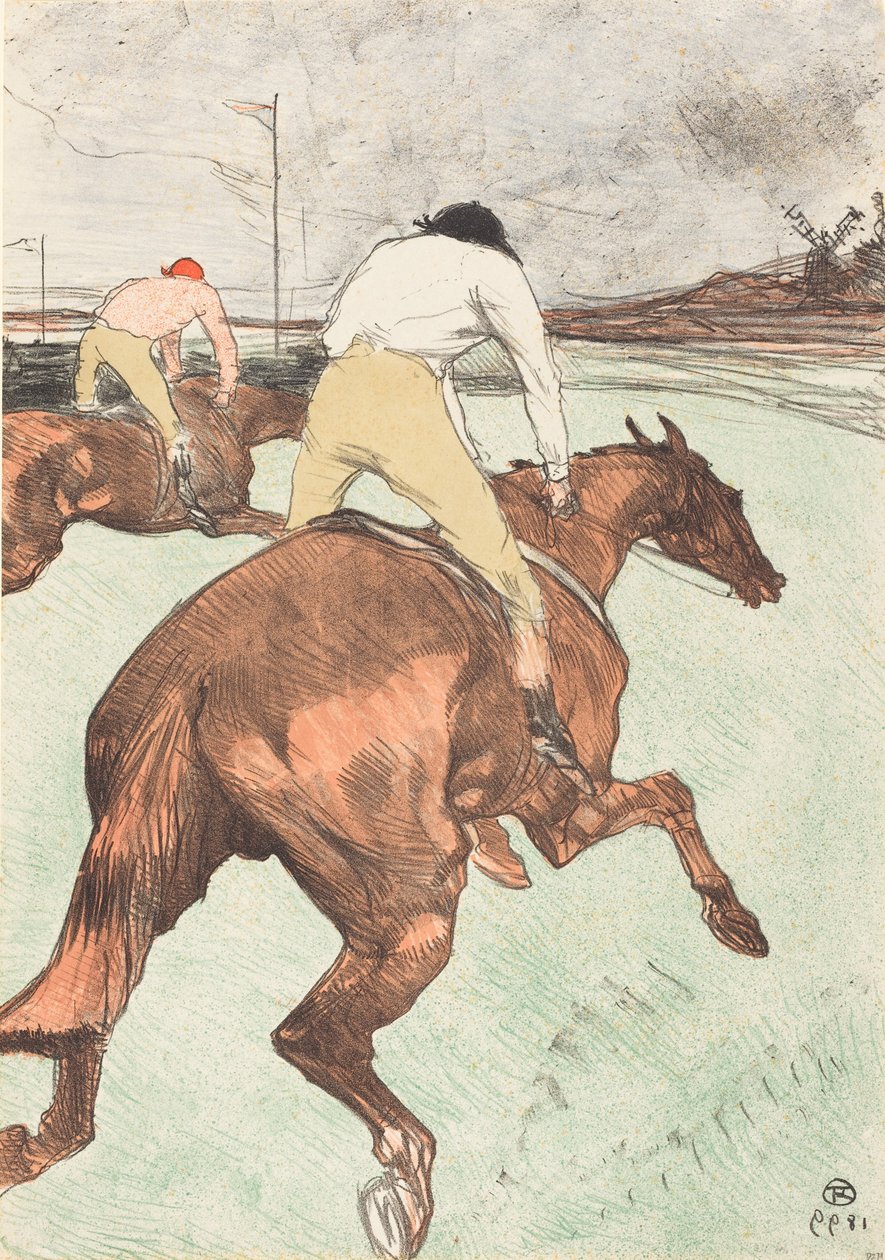 Jockeyen (Le jockey) af Henri de Toulouse-Lautrec