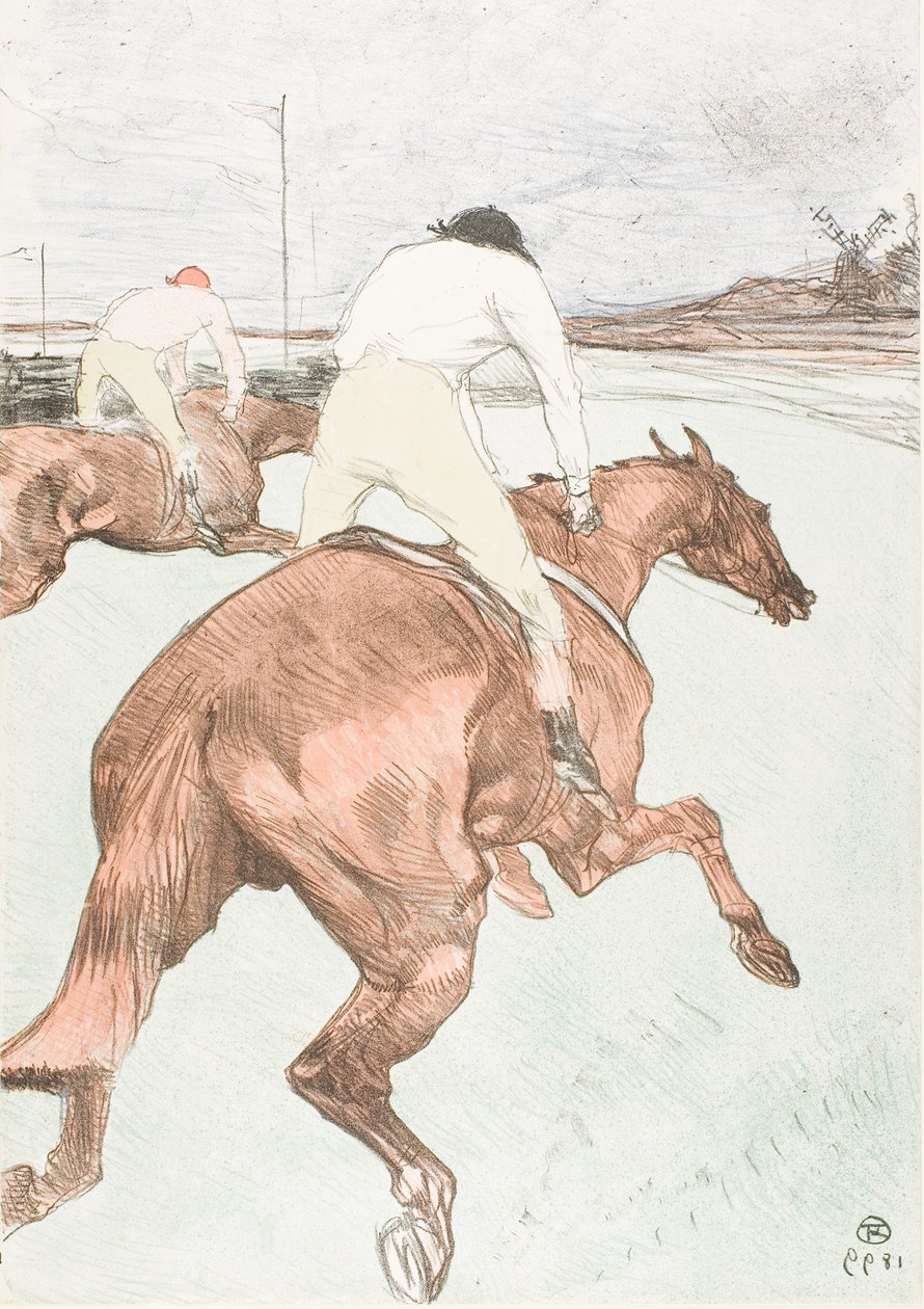 Jockeyen af Henri de Toulouse-Lautrec