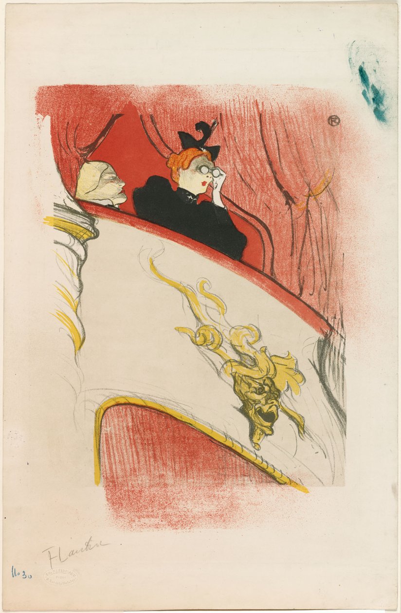 Logen med den forgyldte maske af Henri de Toulouse-Lautrec
