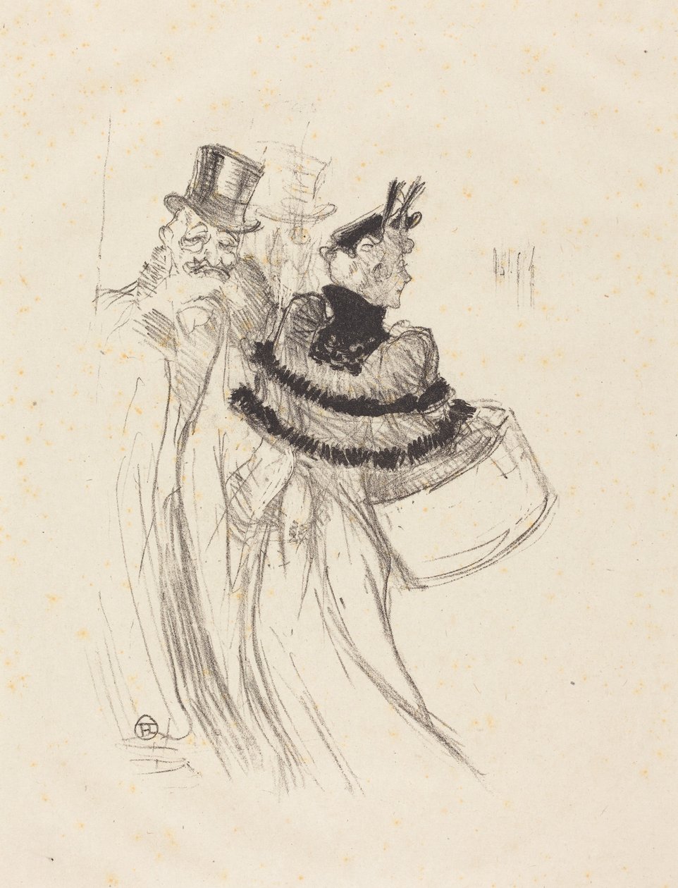 The Old Gentlemen (De gamle herrer) af Henri de Toulouse-Lautrec