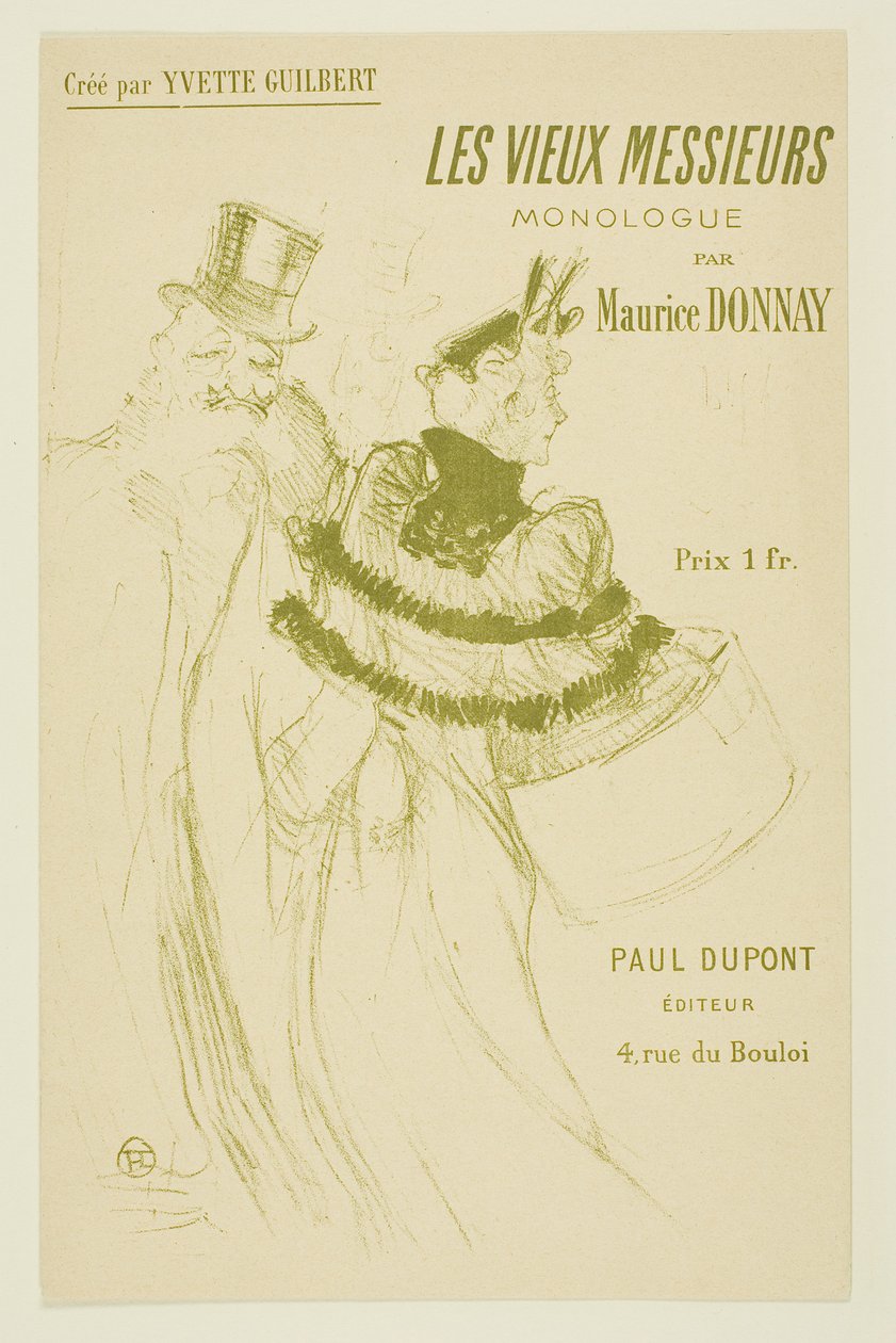 De gamle herrer af Henri de Toulouse-Lautrec