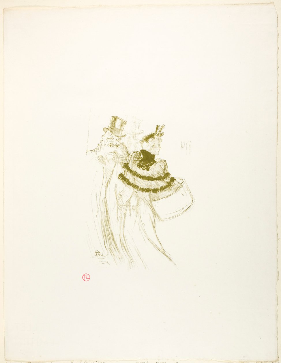 De gamle herrer af Henri de Toulouse-Lautrec