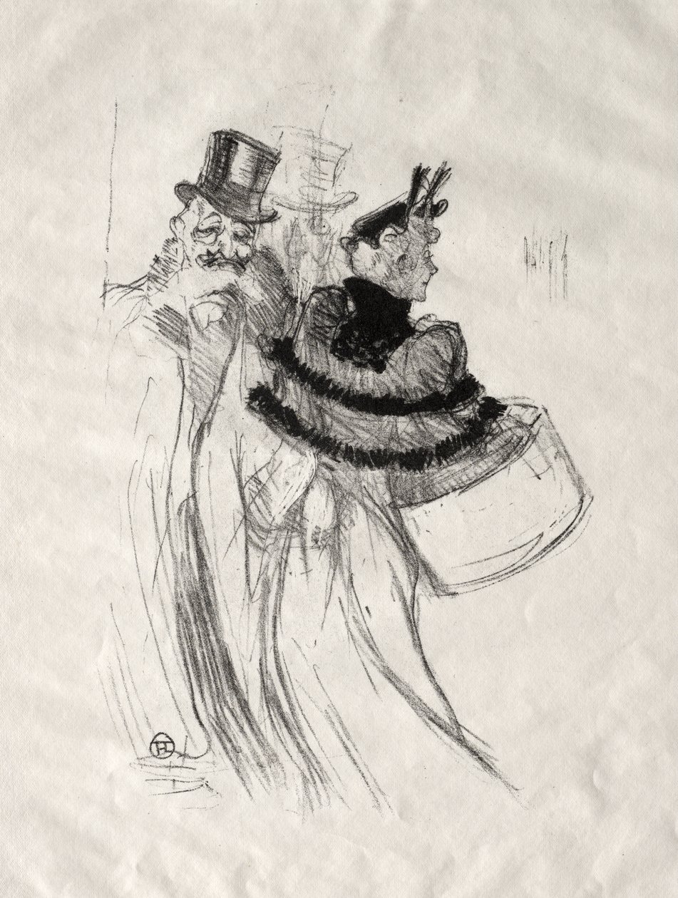 De gamle herrer af Henri de Toulouse-Lautrec