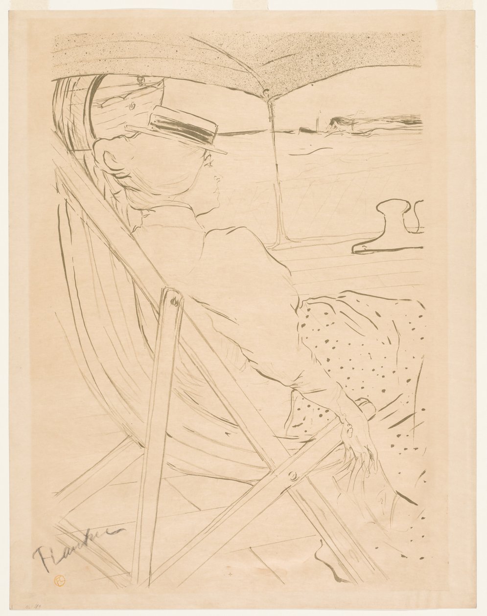 Passageren på 54 af Henri de Toulouse-Lautrec