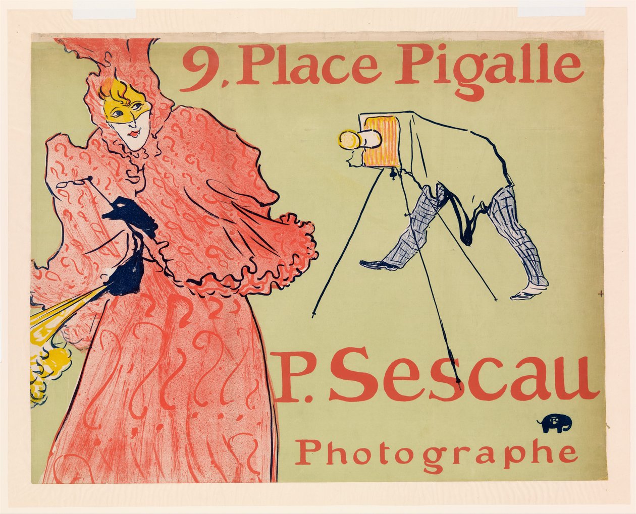 Der Fotograf Sescau af Henri de Toulouse-Lautrec