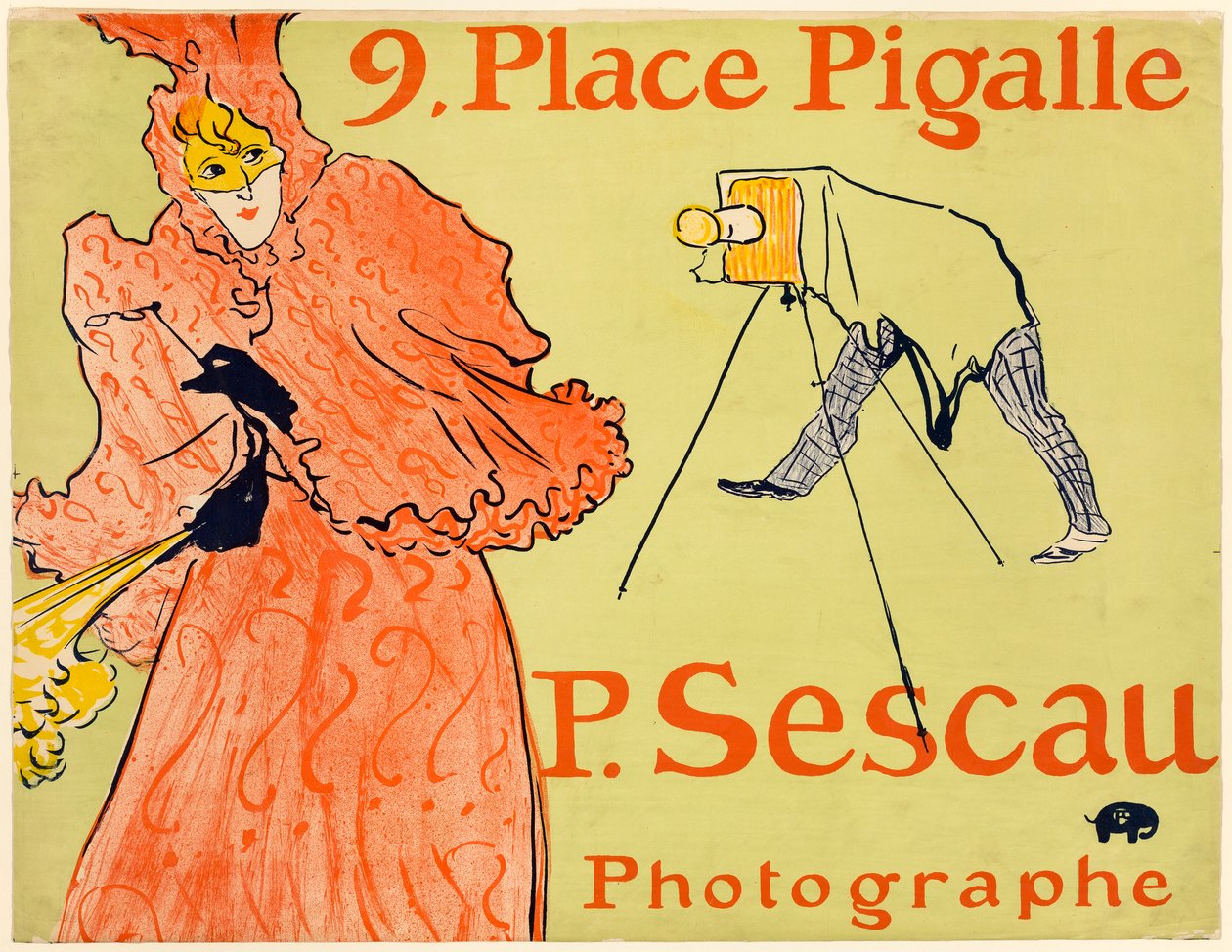 Fotografen Sescau af Henri de Toulouse-Lautrec