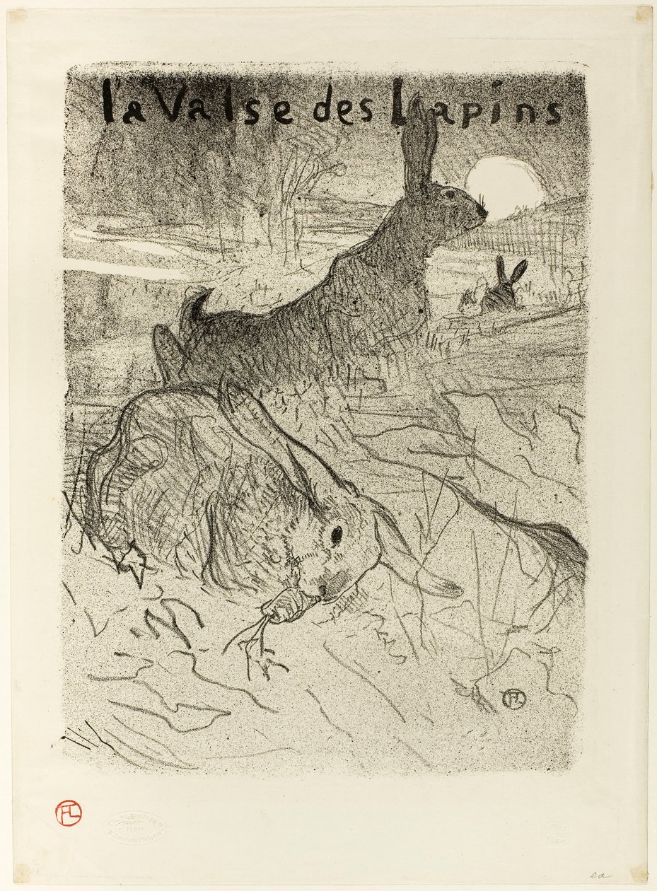 Kaninernes vals af Henri de Toulouse-Lautrec